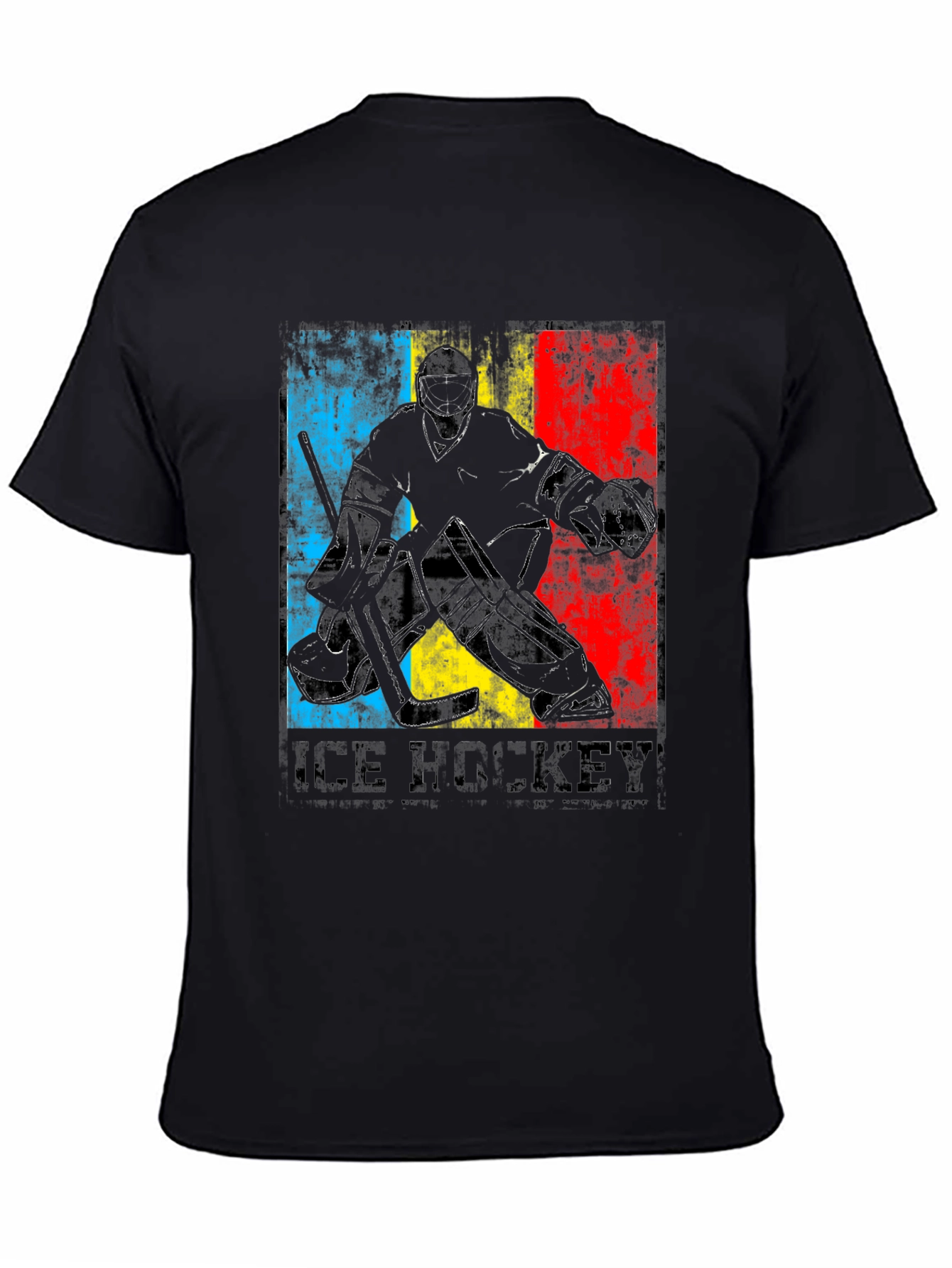 Ice Hockey Goalie T-Shirt - Black