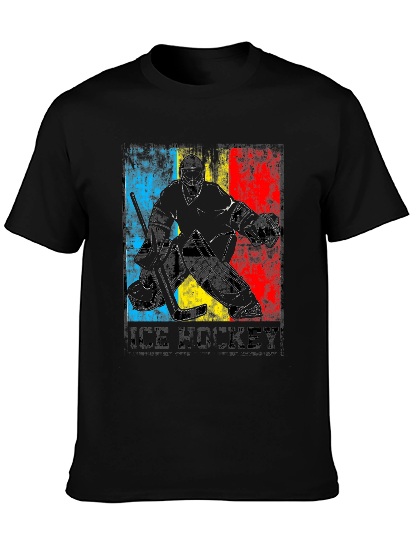 Ice Hockey Goalie T-Shirt - Black