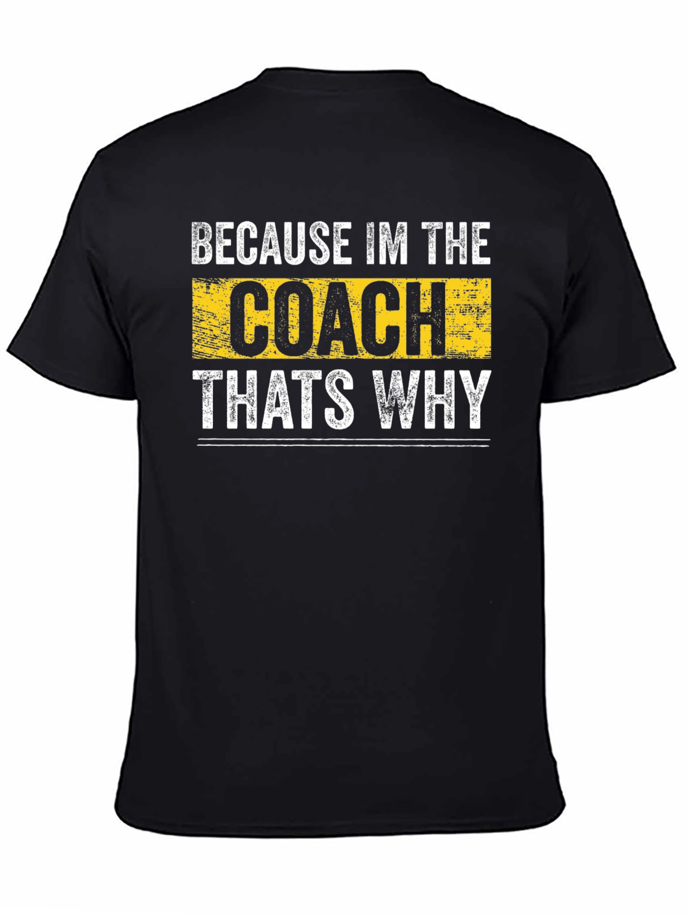 Because Im the Coach Thats Why T-Shirt