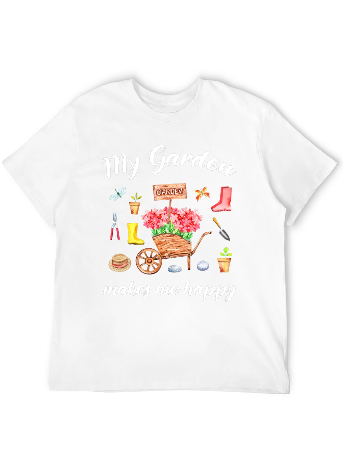 My Garden Makes Me Happy Graphic Tee