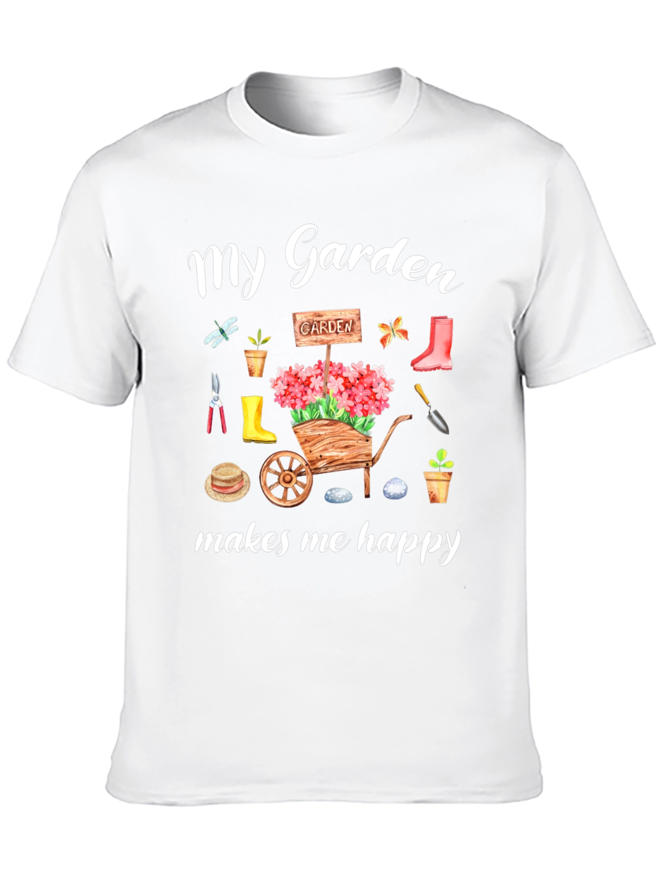 My Garden Makes Me Happy Graphic Tee