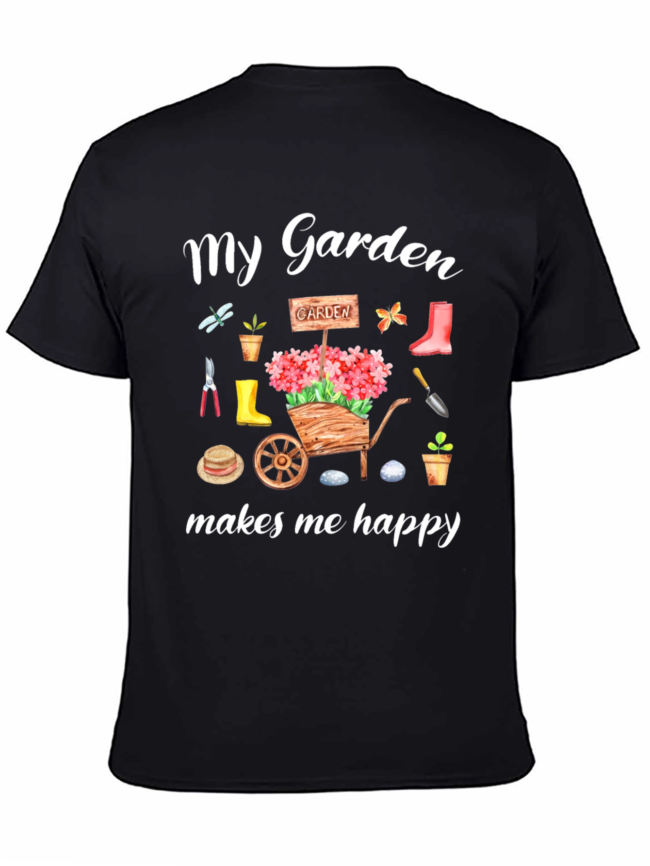 My Garden Makes Me Happy Graphic Tee