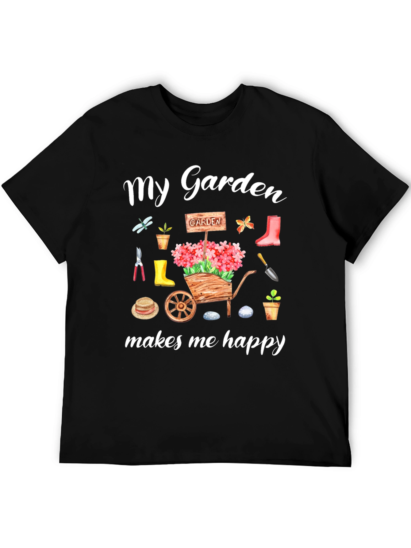 My Garden Makes Me Happy Graphic Tee