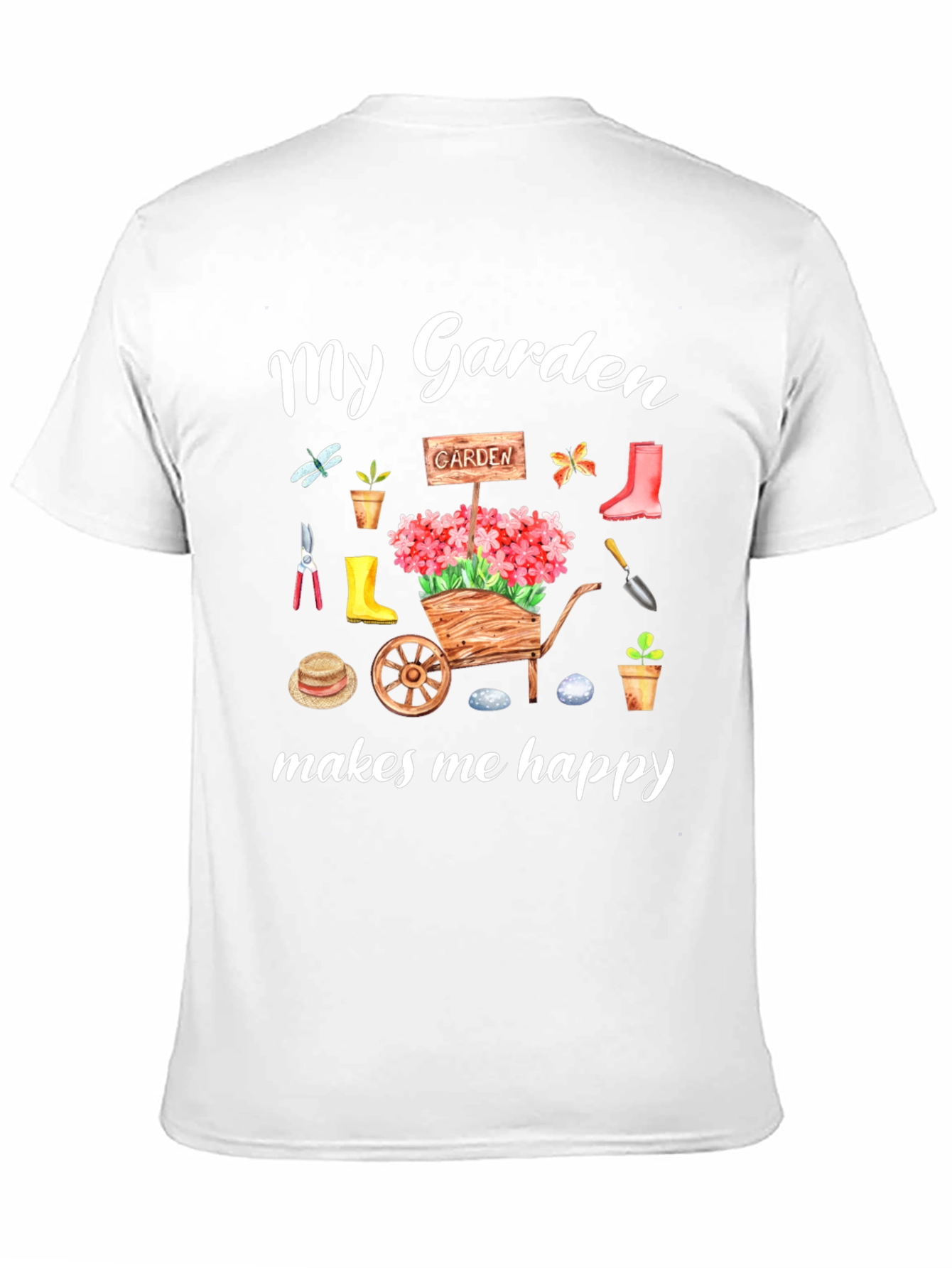 My Garden Makes Me Happy Graphic Tee