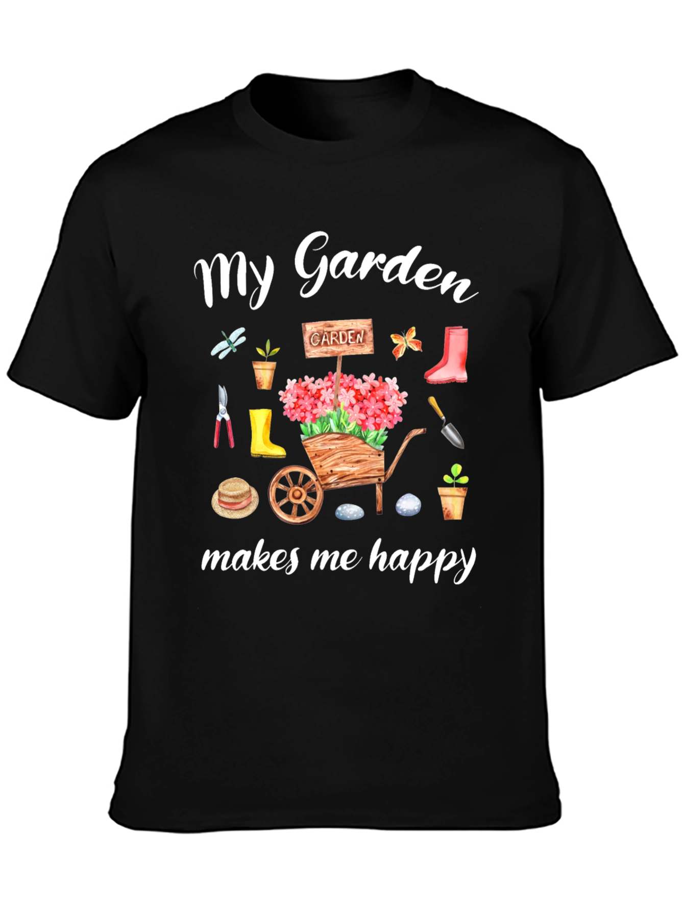 My Garden Makes Me Happy Graphic Tee