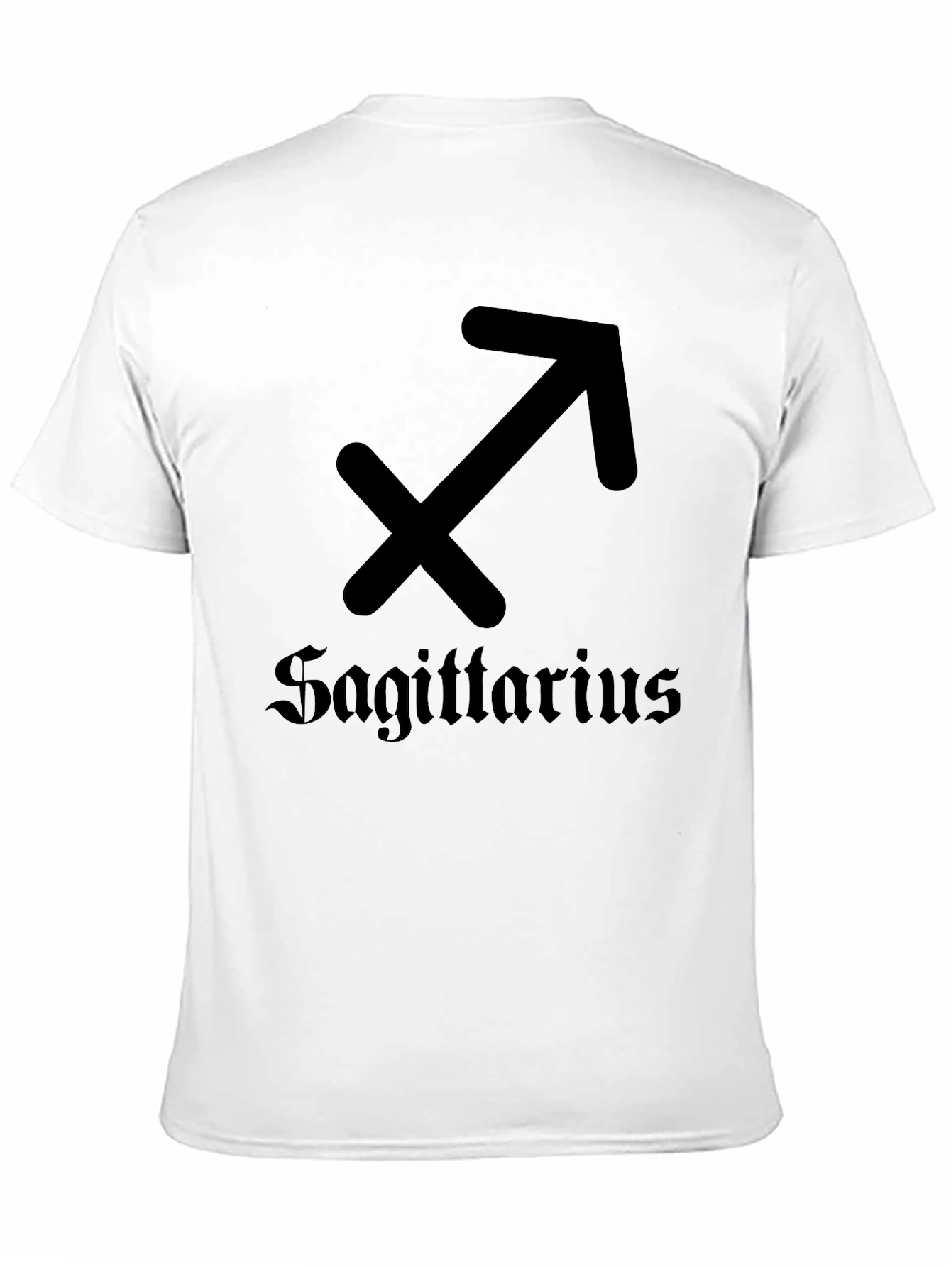 Sagittarius Zodiac Sign Black T-Shirt