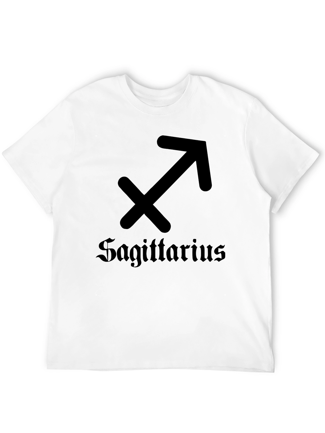 Sagittarius Zodiac Sign Black T-Shirt