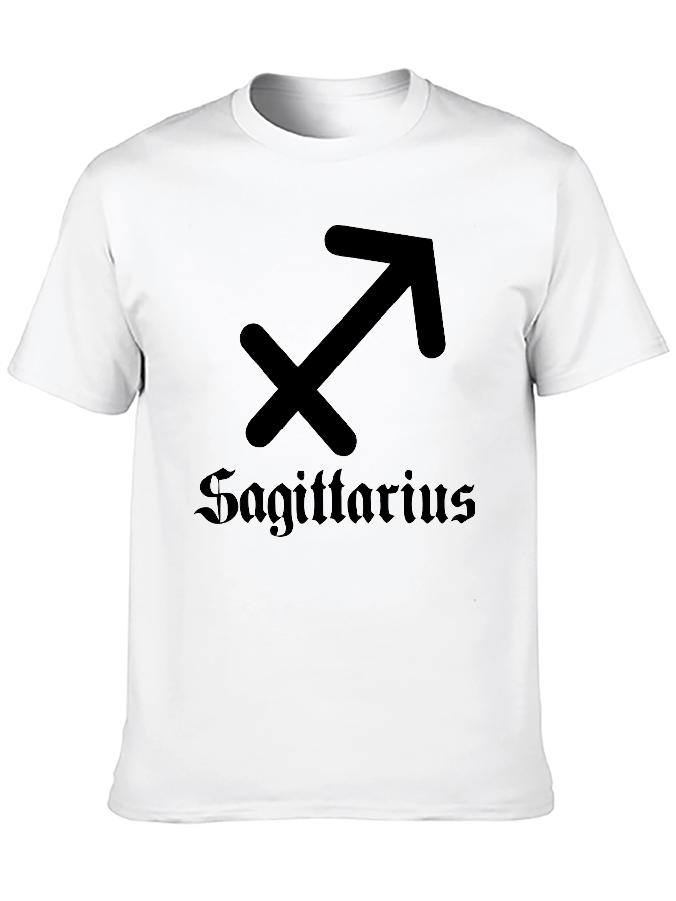 Sagittarius Zodiac Sign Black T-Shirt