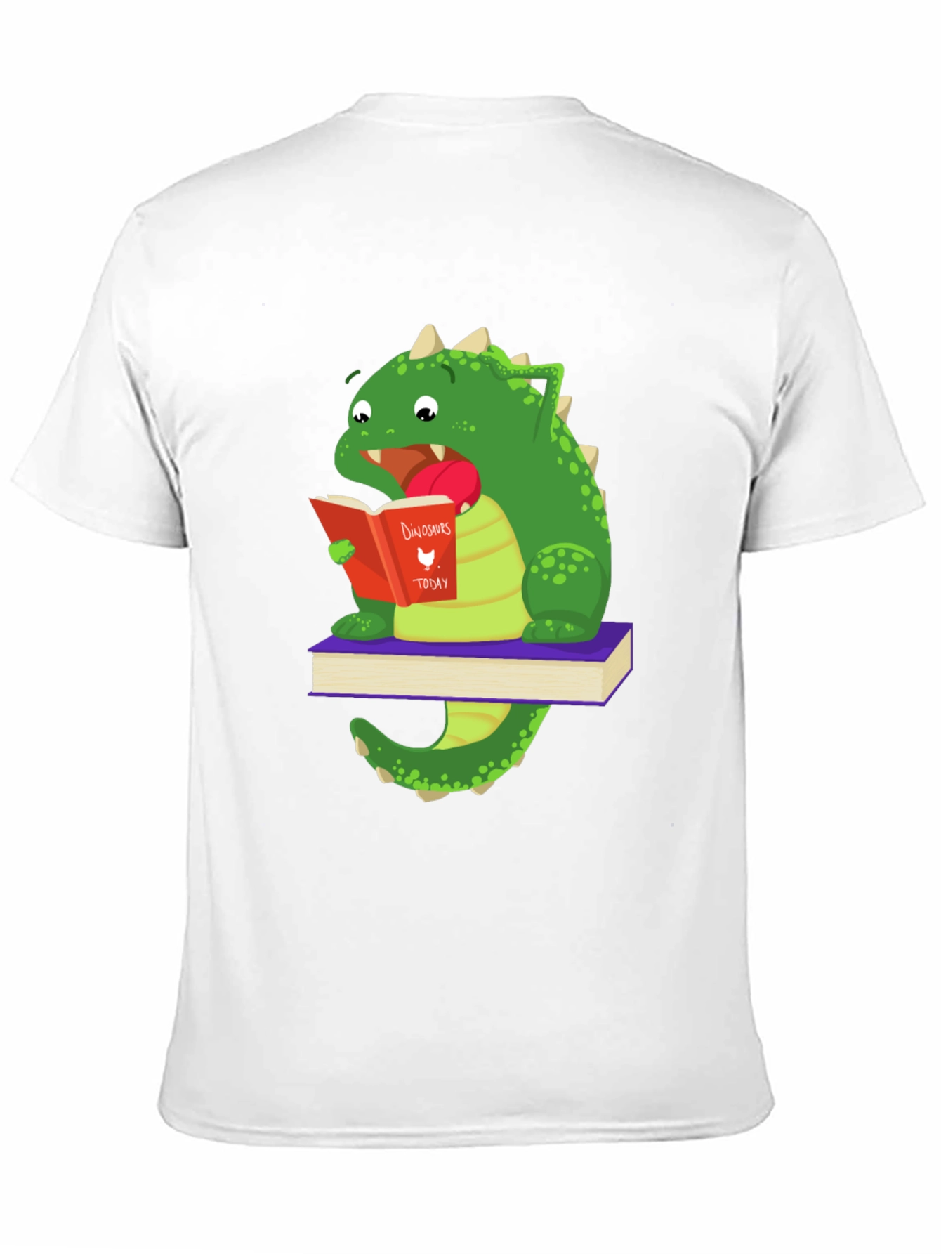 Dinosaur Reading Book T-Shirt