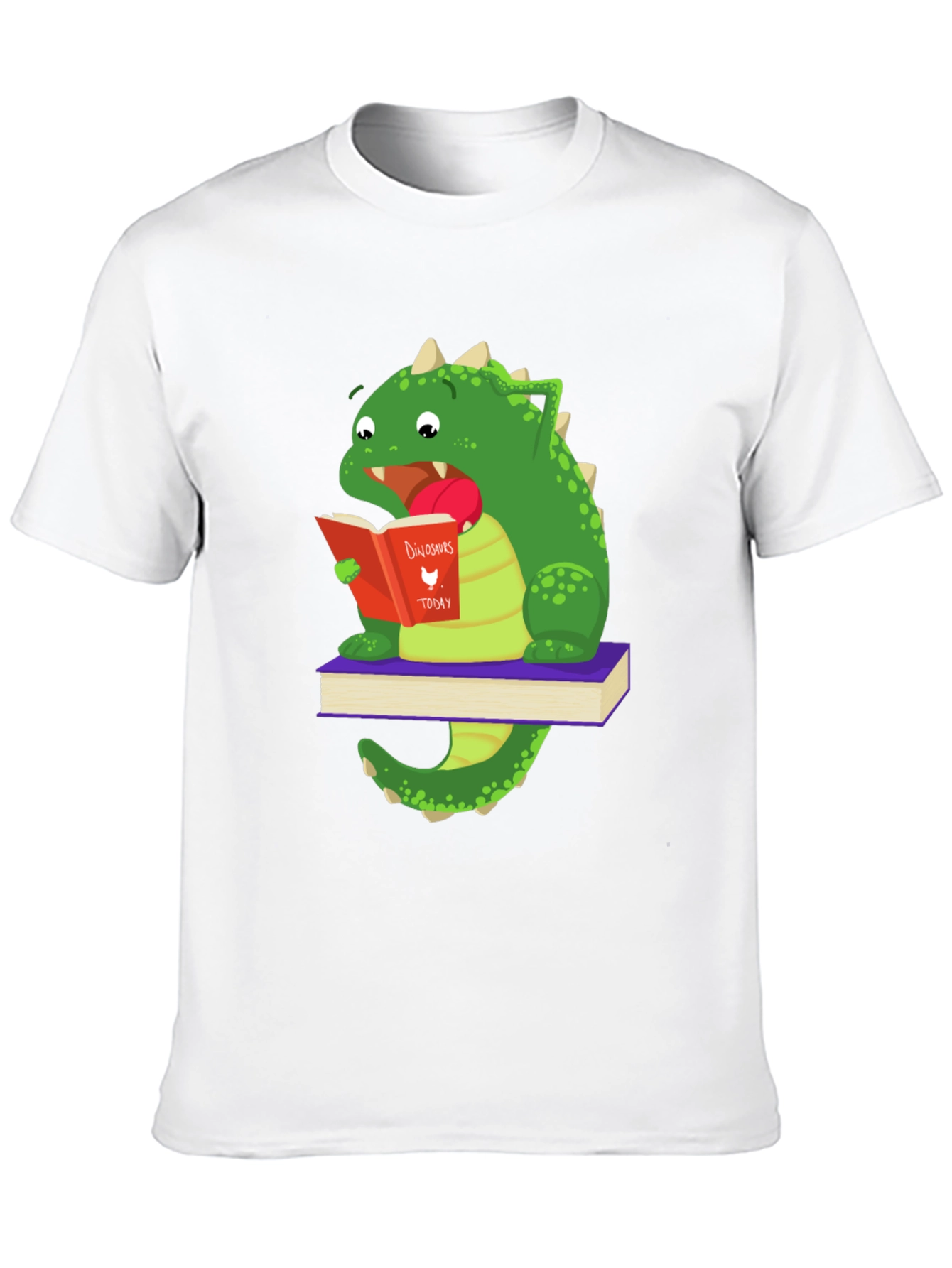 Dinosaur Reading Book T-Shirt