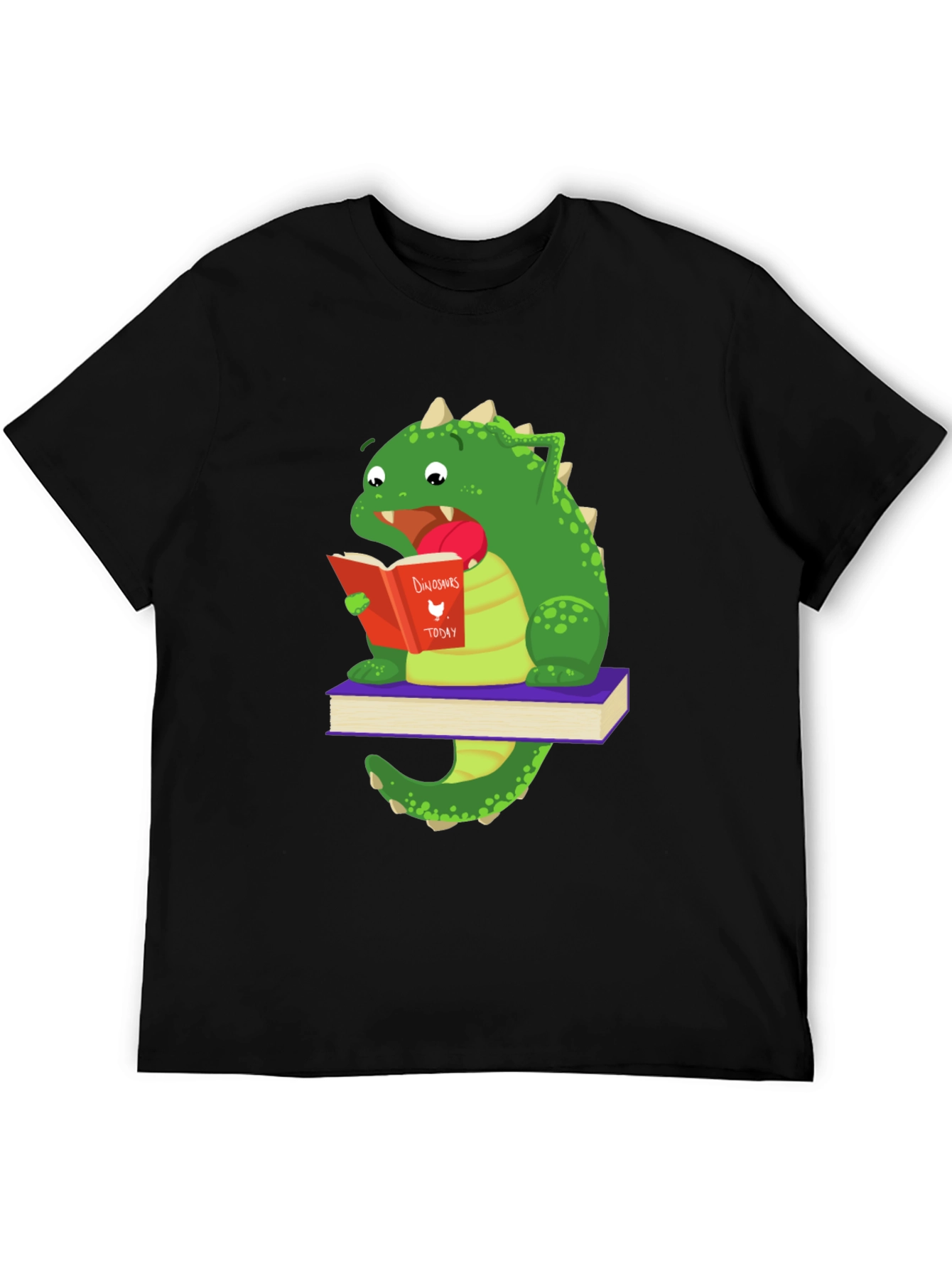 Dinosaur Reading Book T-Shirt