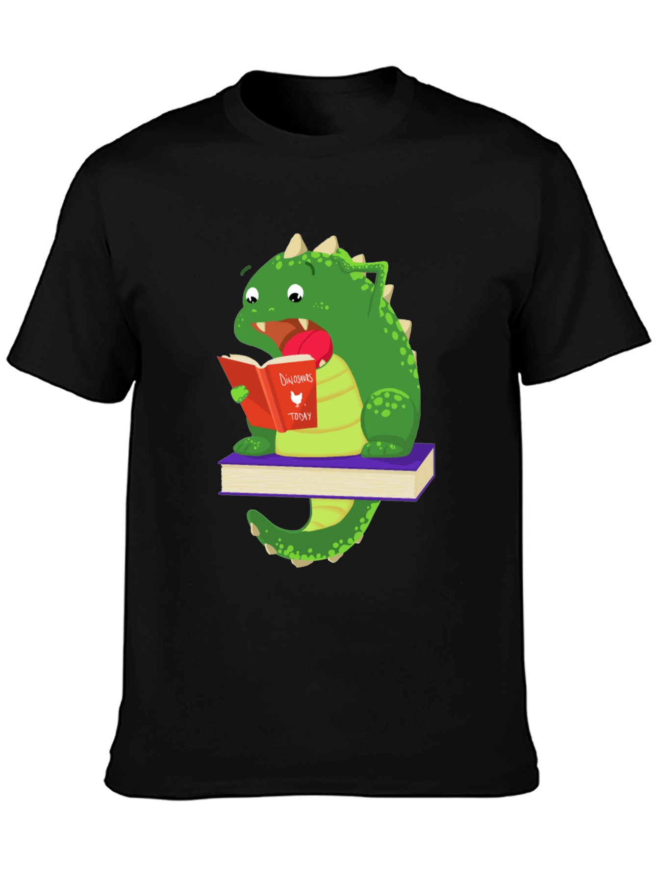 Dinosaur Reading Book T-Shirt