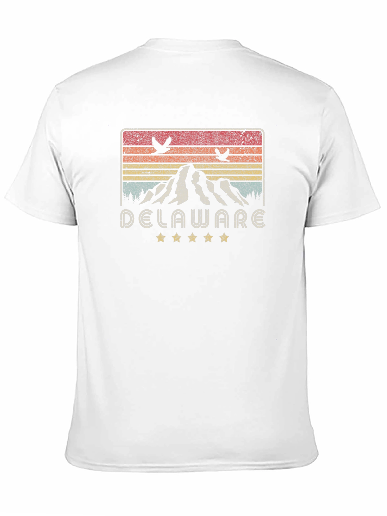 Delaware Mountains Graphic Tee - Retro State Pride
