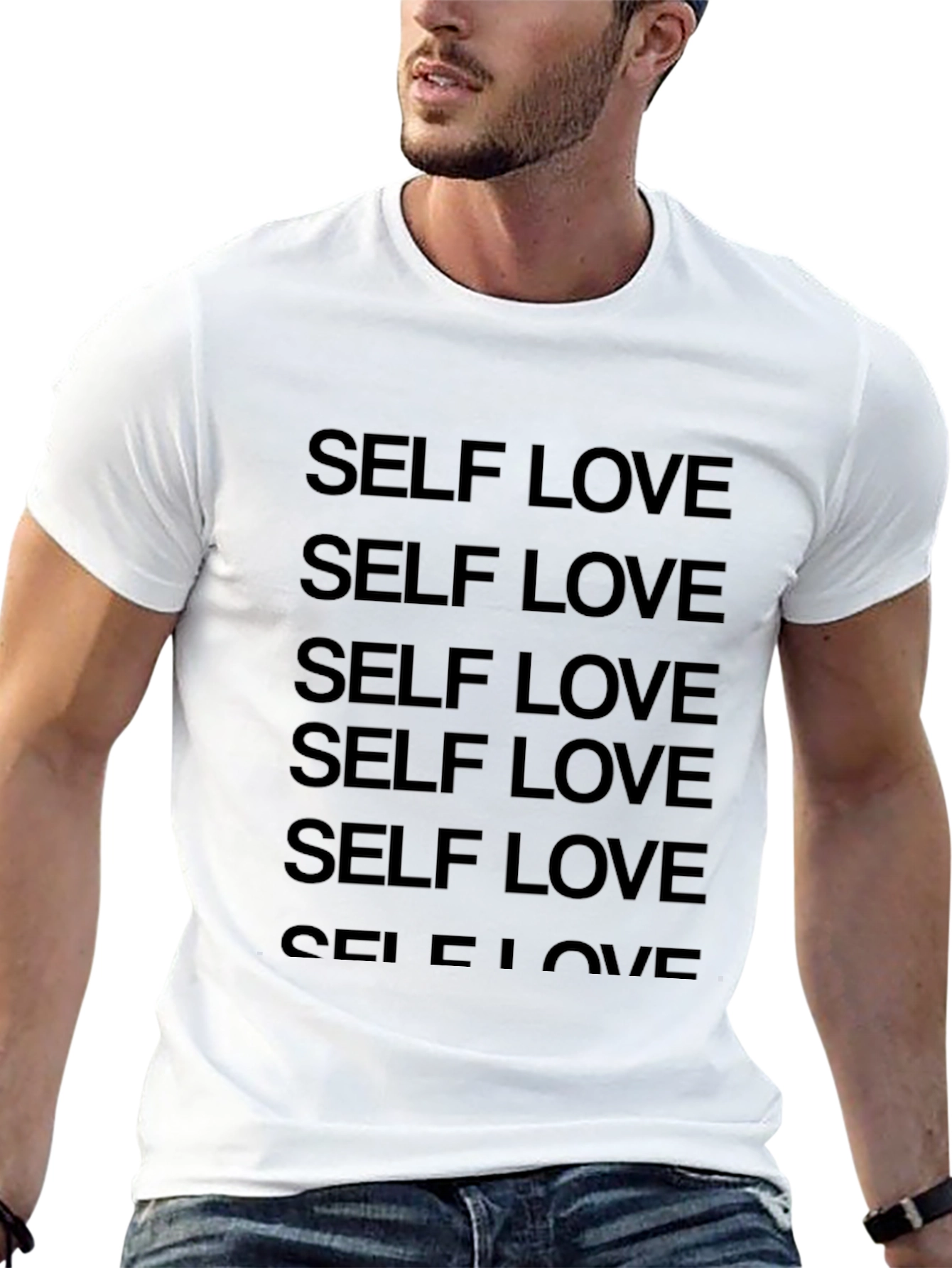 Self Love Graphic Tee - Mens Black T-Shirt