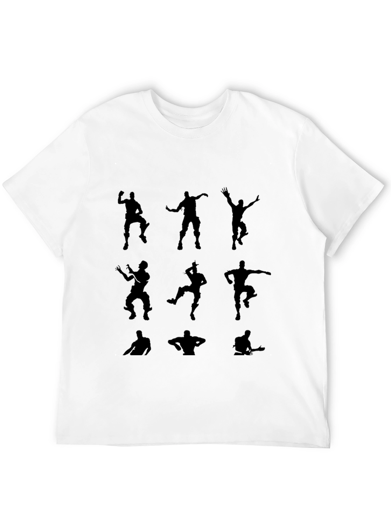 Fortnite Dance Silhouette Black T-Shirt