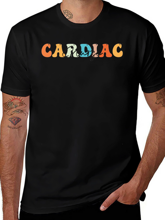 Cardiac Nurse T-Shirt Retro Design