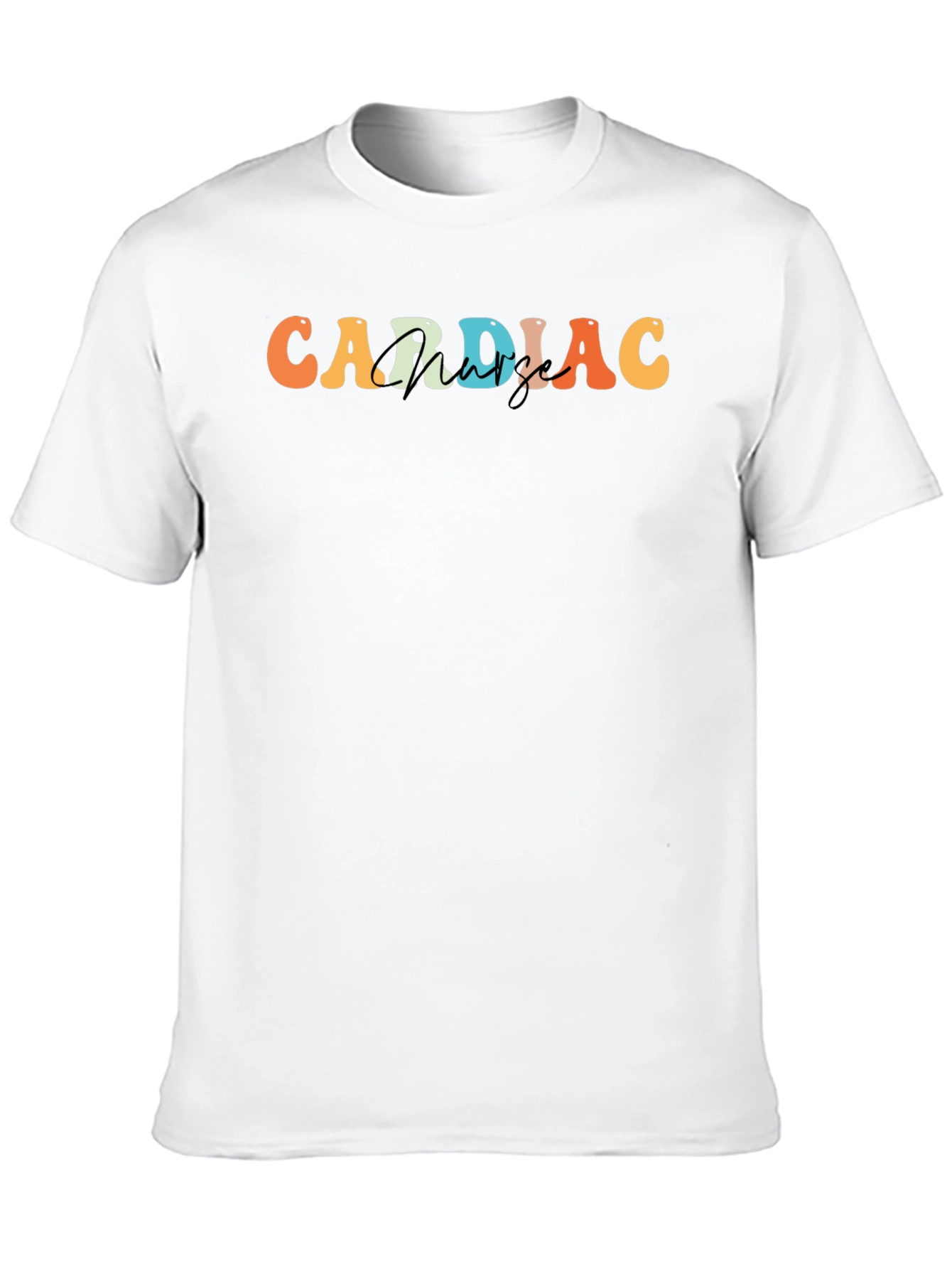 Cardiac Nurse T-Shirt Retro Design