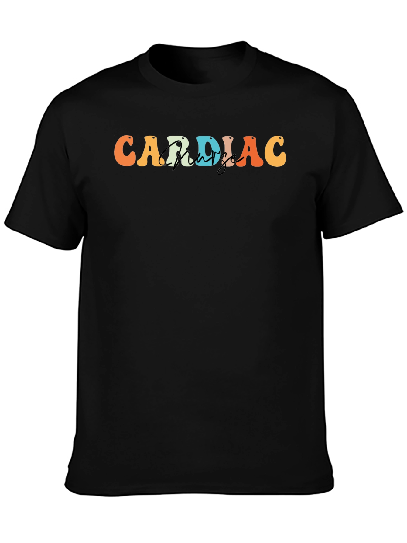 Cardiac Nurse T-Shirt Retro Design