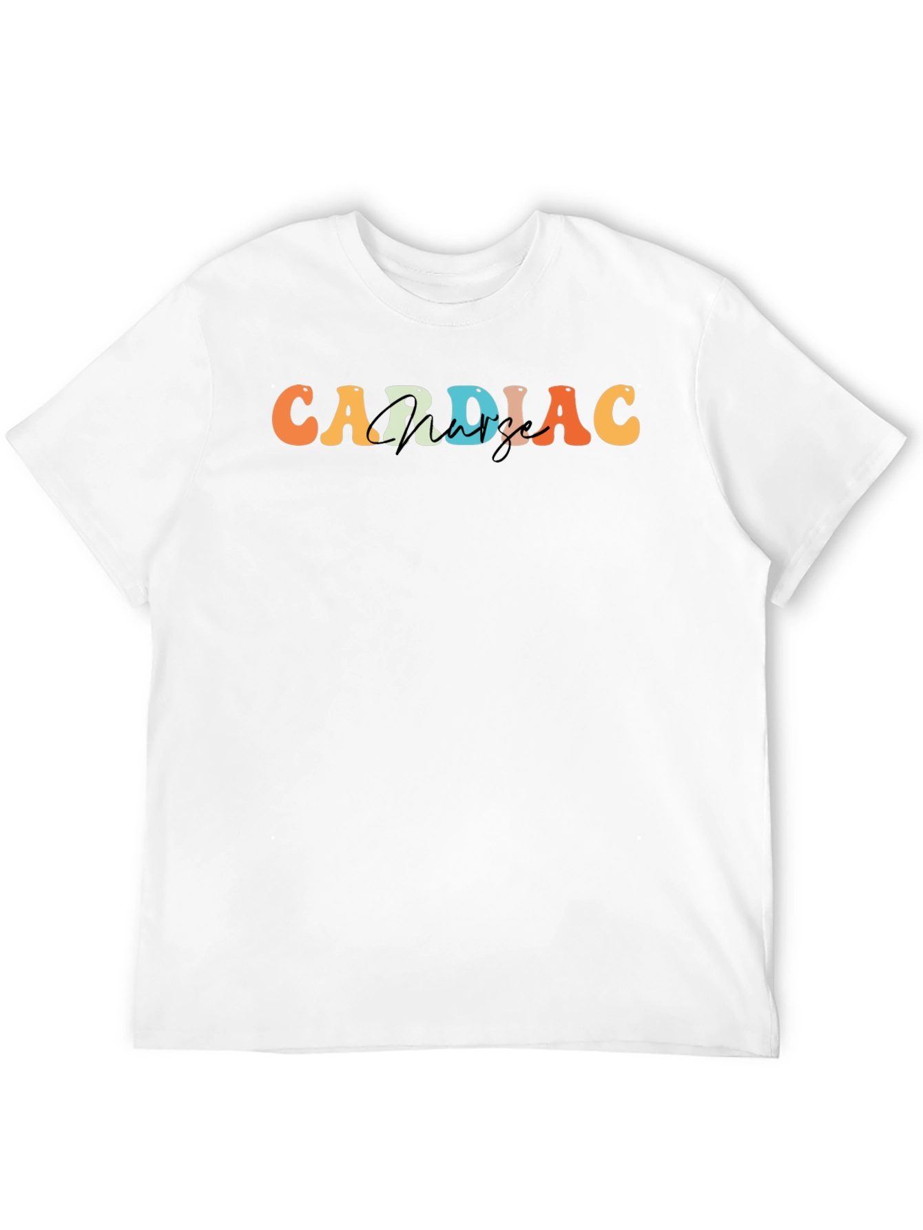 Cardiac Nurse T-Shirt Retro Design