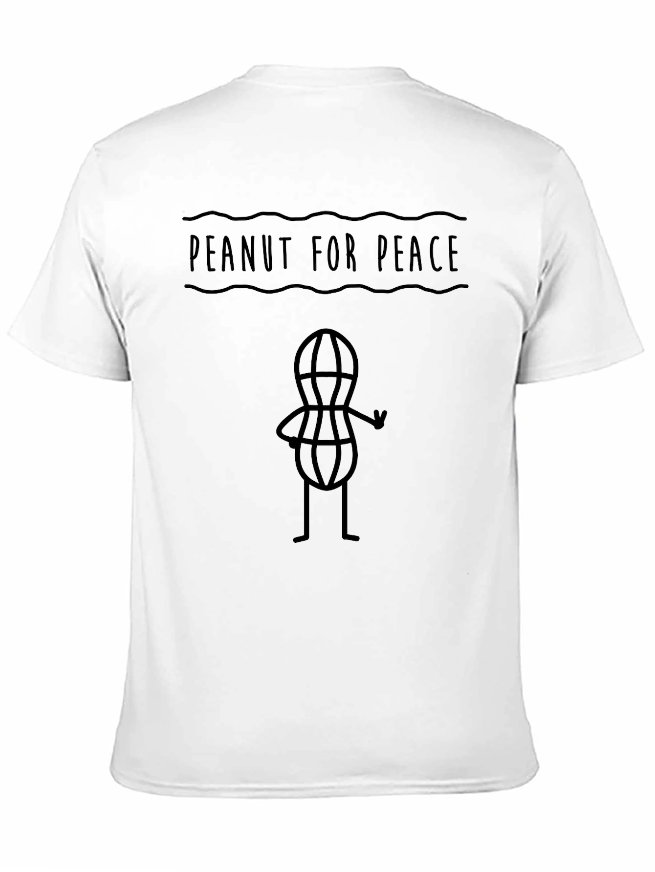 Peanut for Peace Graphic Tee - Mens Black