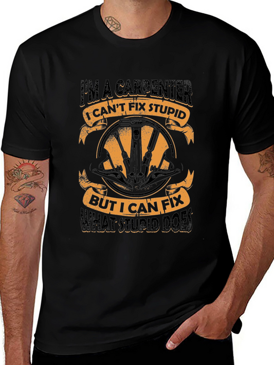 Carpenter Fixer T-Shirt - Humorous Graphic Tee