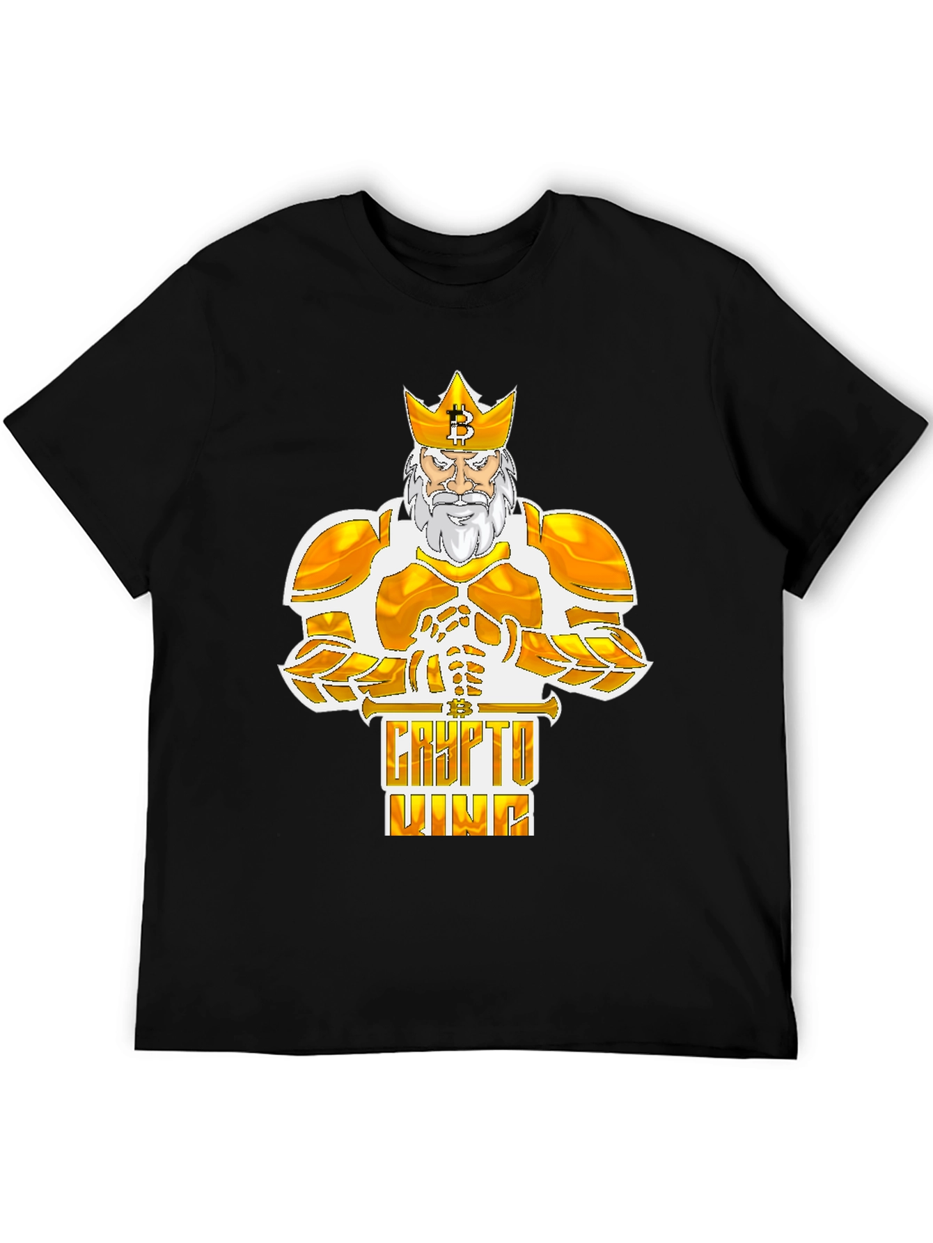 Crypto King Bitcoin Graphic Tee