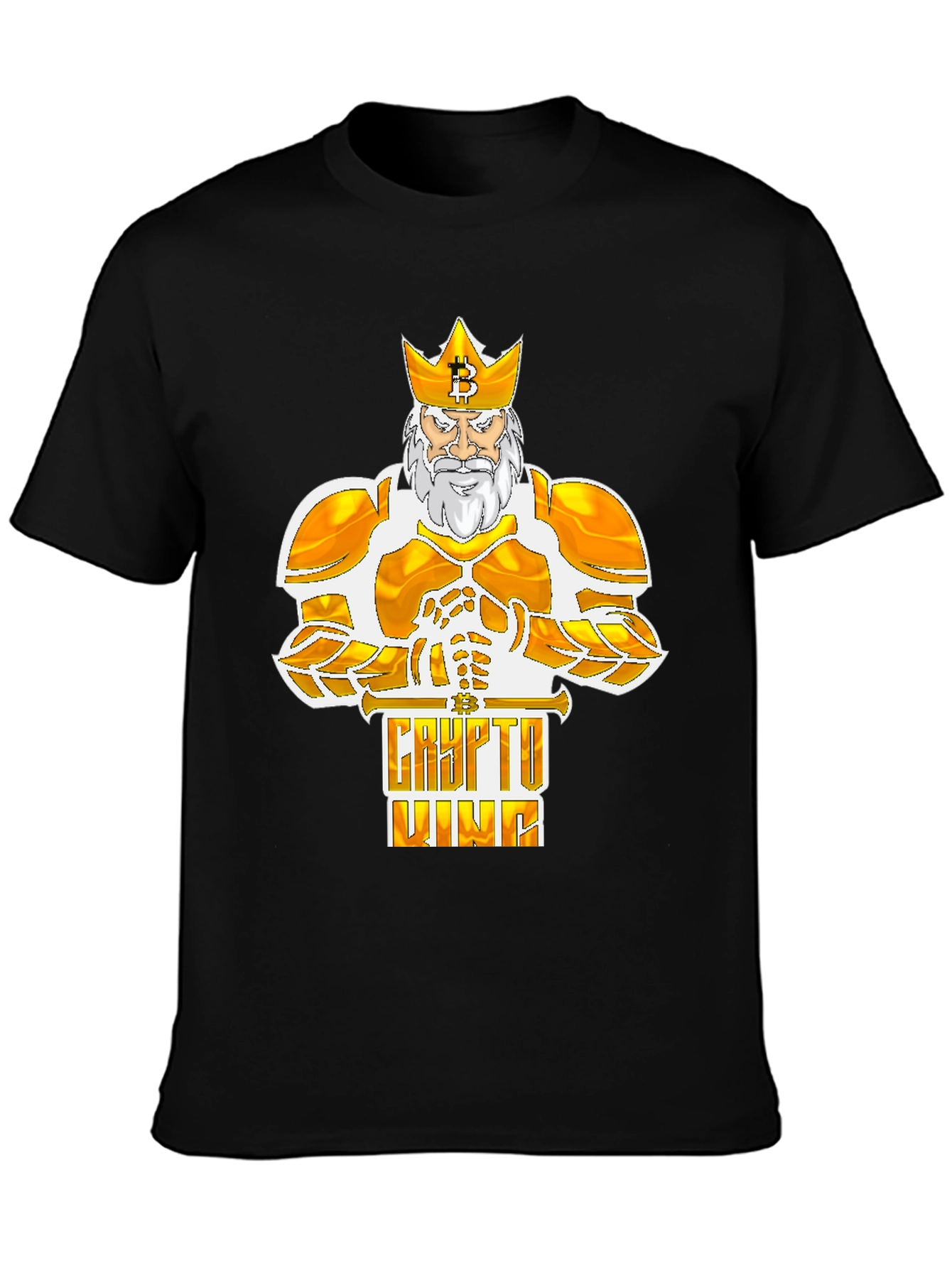 Crypto King Bitcoin Graphic Tee
