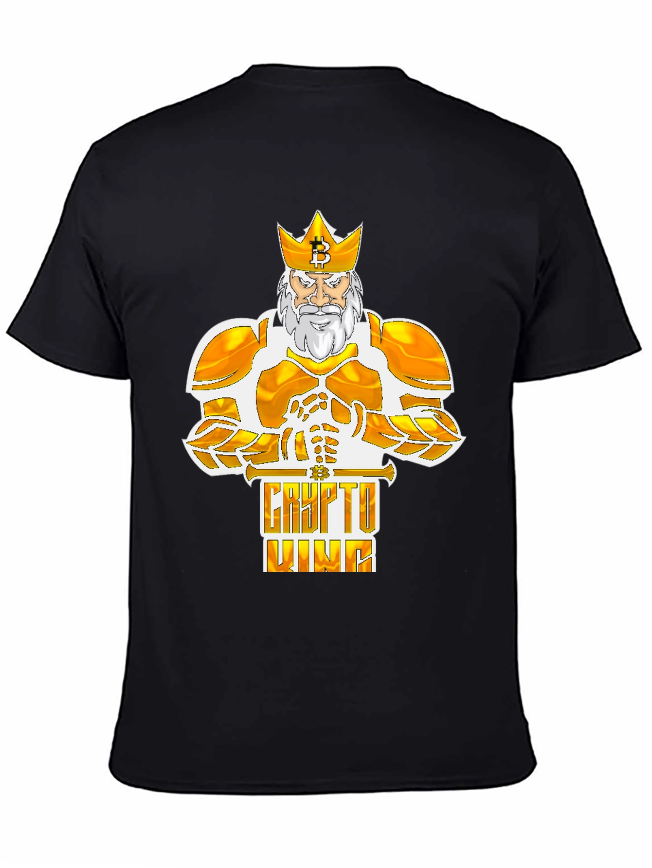 Crypto King Bitcoin Graphic Tee