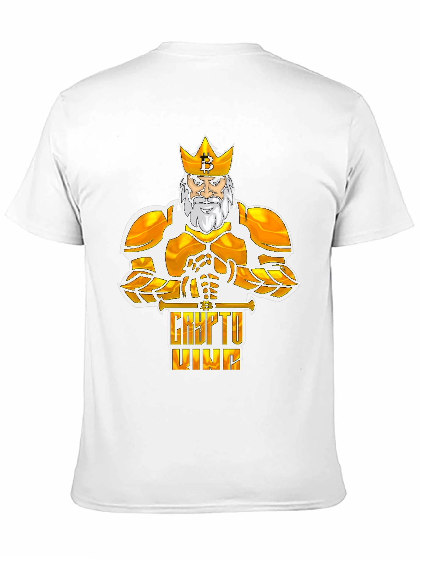Crypto King Bitcoin Graphic Tee