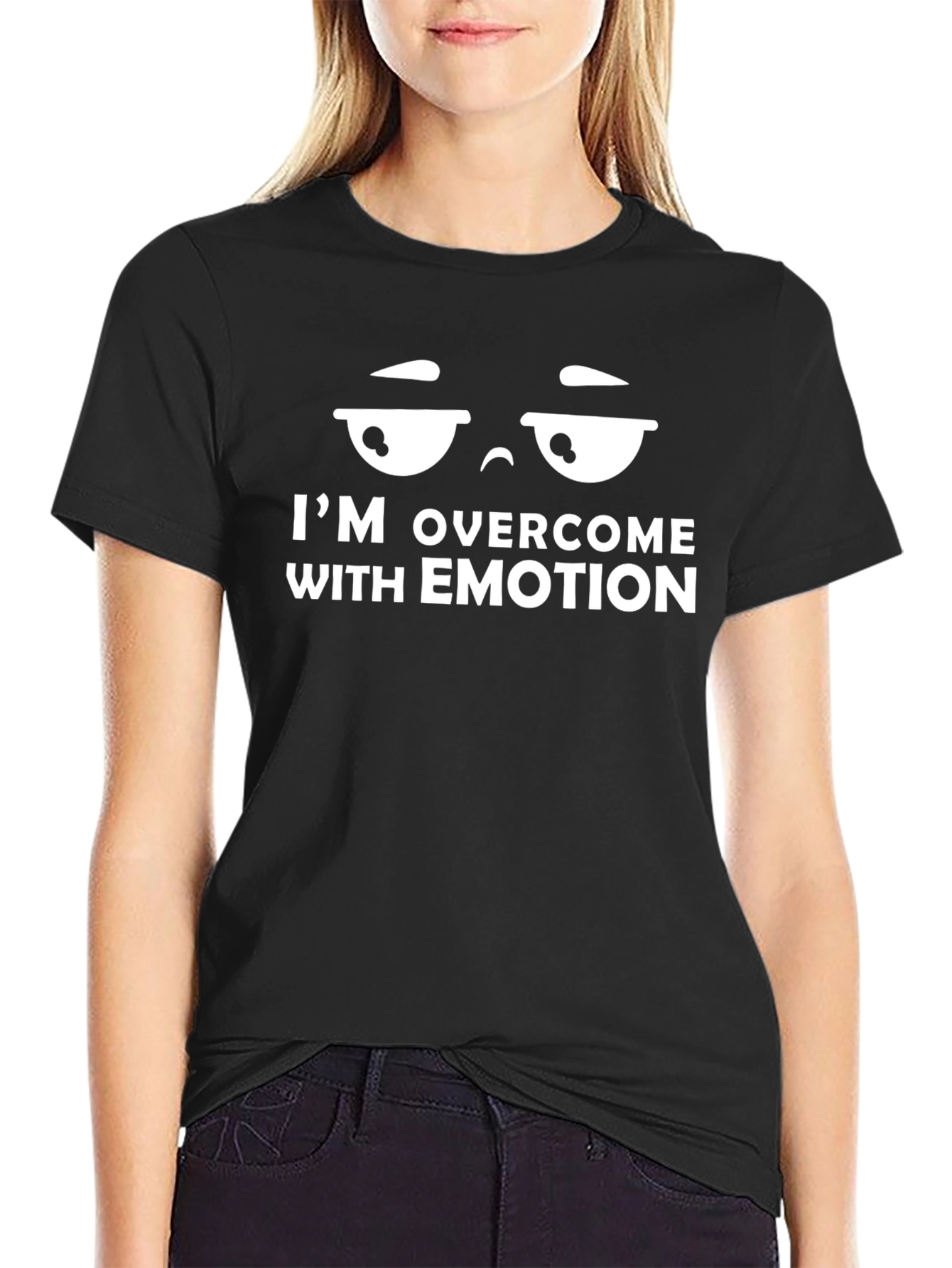 Funny Overcome with Emotion Graphic T-Shirt