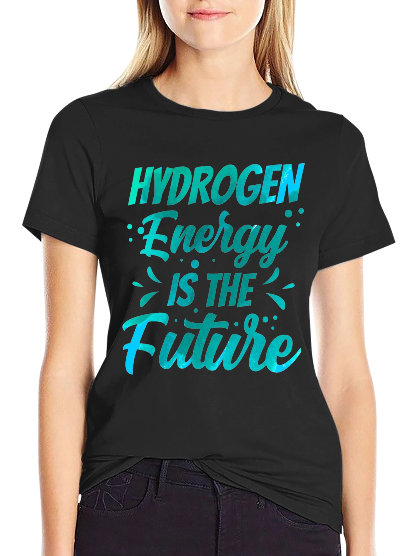 Hydrogen Energy Future Graphic T-Shirt