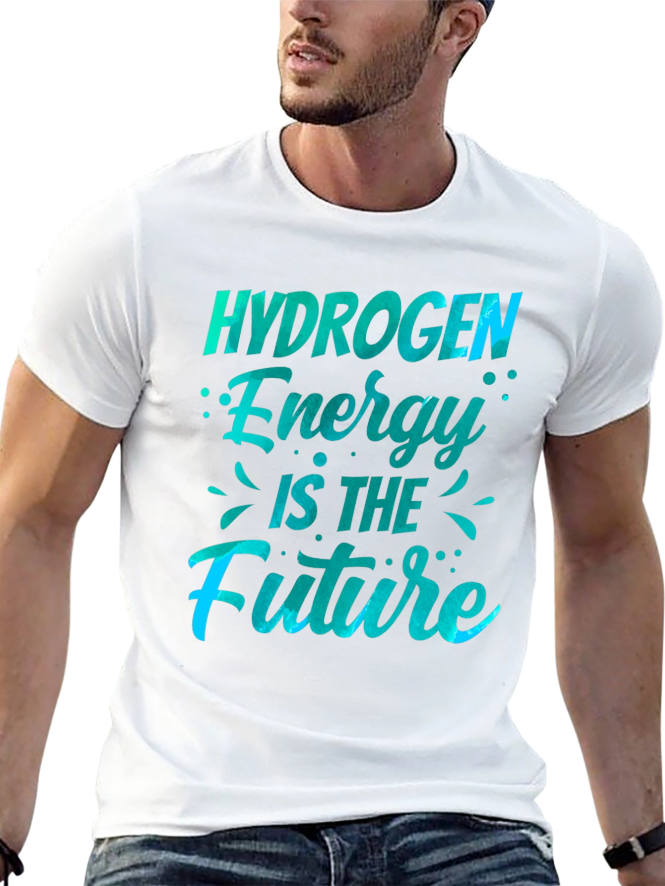 Hydrogen Energy Future Graphic T-Shirt