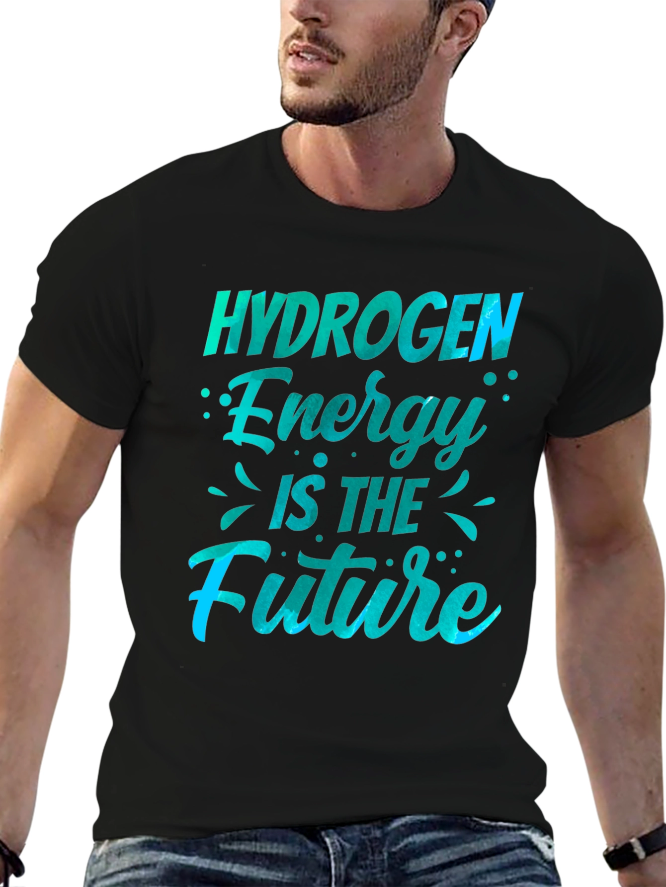 Hydrogen Energy Future Graphic T-Shirt