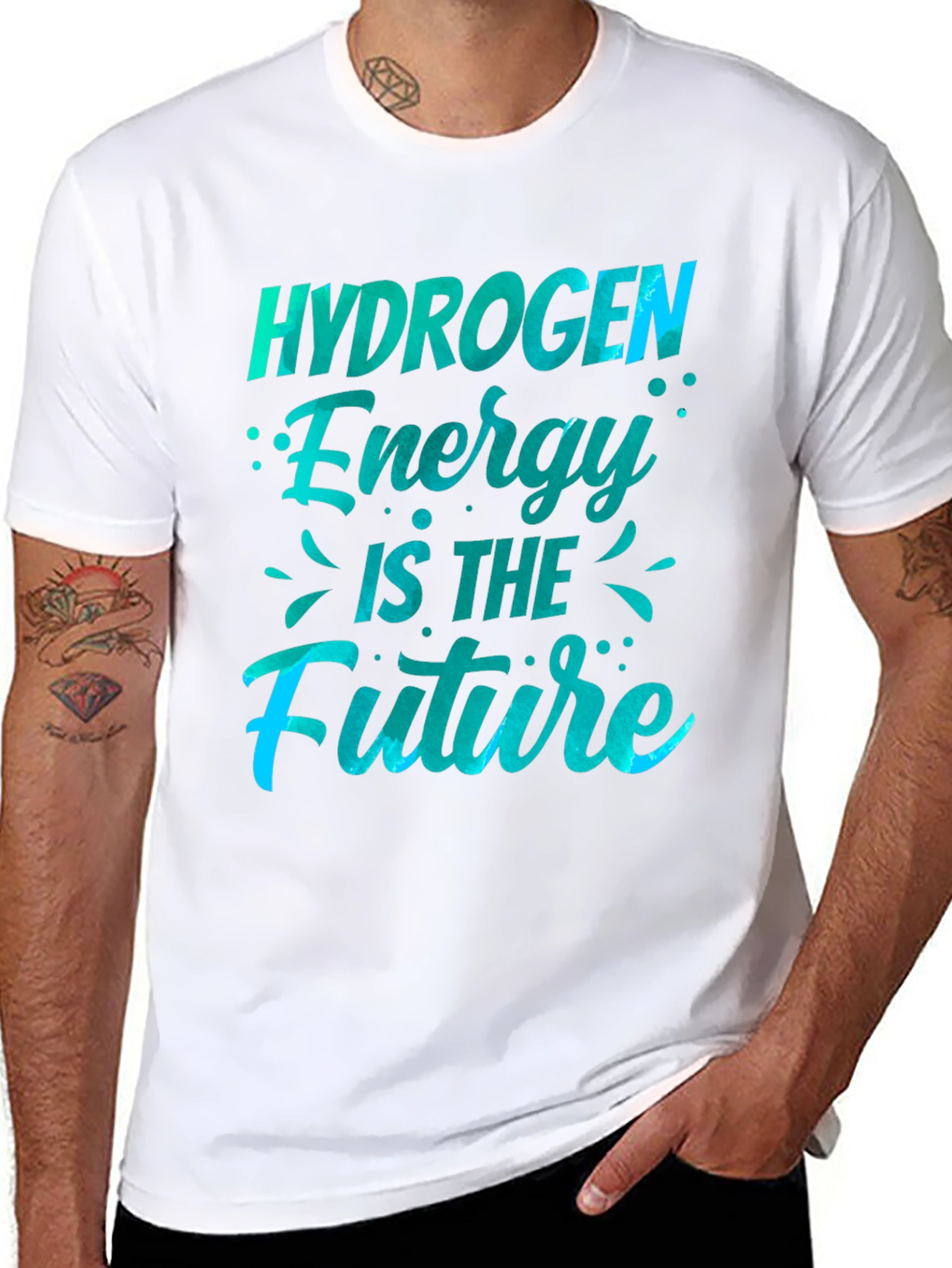 Hydrogen Energy Future Graphic T-Shirt