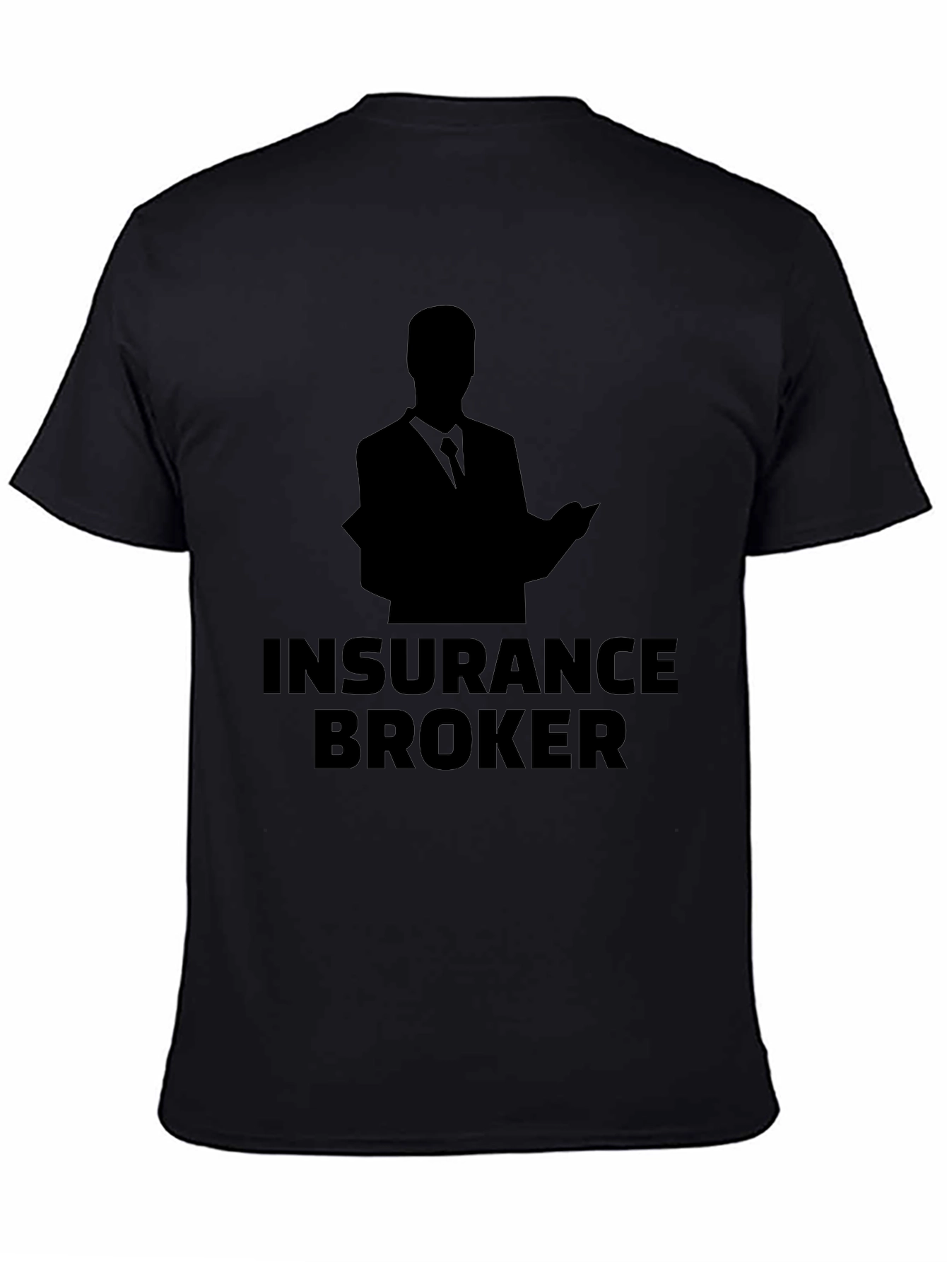 Insurance Broker Graphic T-Shirt - Black