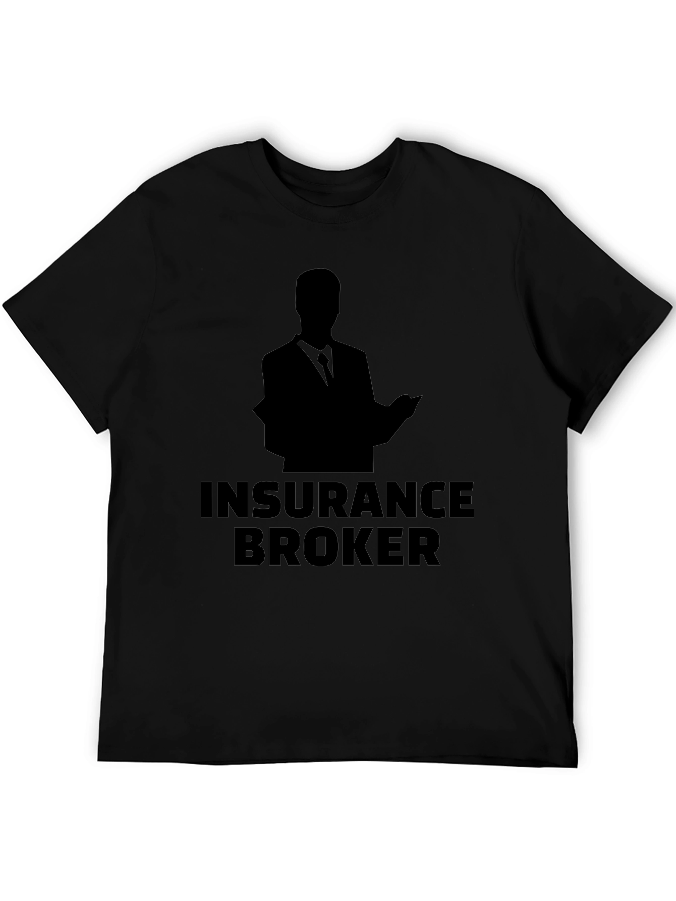 Insurance Broker Graphic T-Shirt - Black