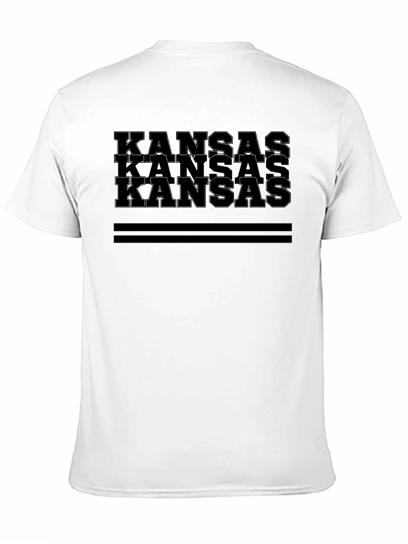 Kansas Graphic Tee - Stylish Black T-Shirt