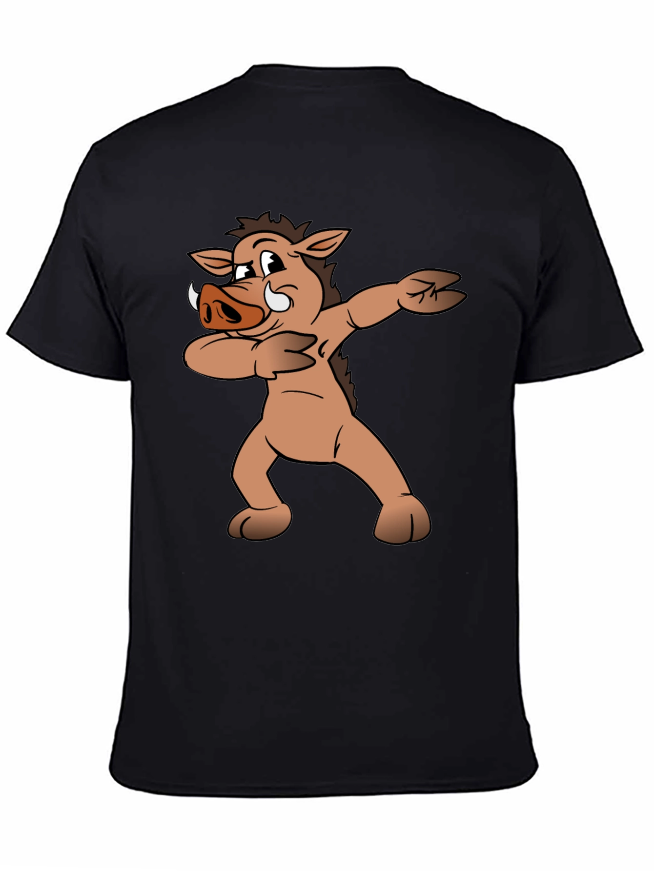Dabbing Boar Graphic Tee - Black