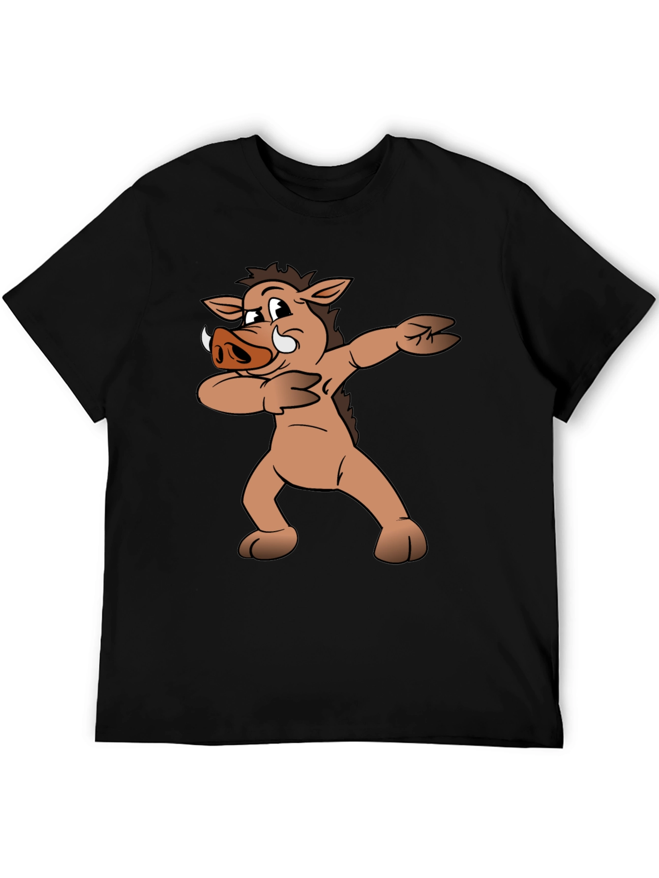 Dabbing Boar Graphic Tee - Black