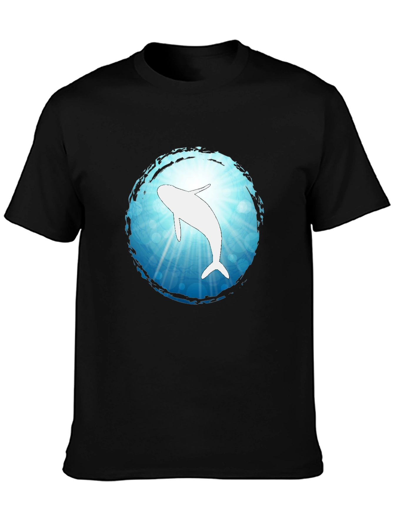 Whale Graphic Tee - Ocean Blue Design