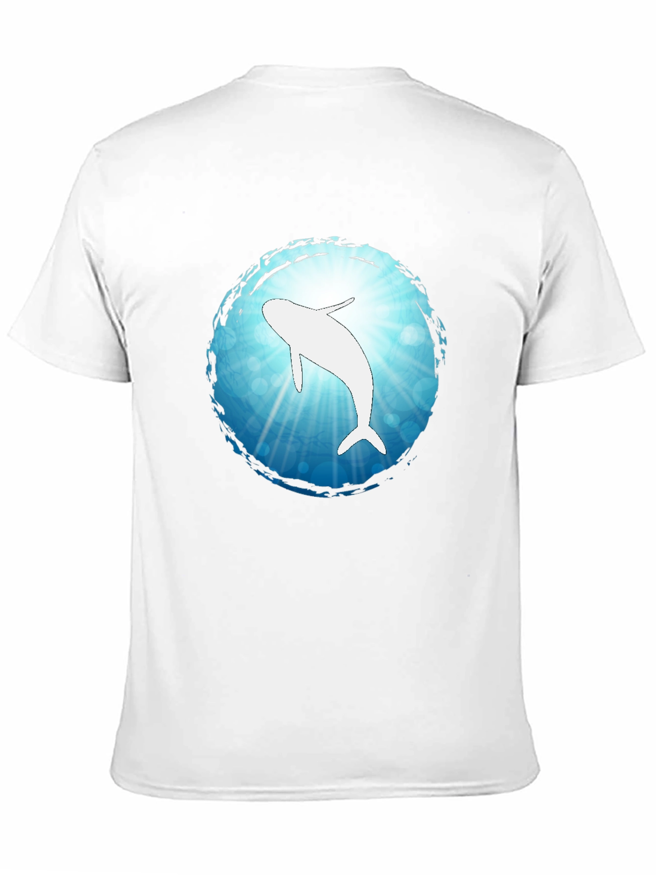 Whale Graphic Tee - Ocean Blue Design