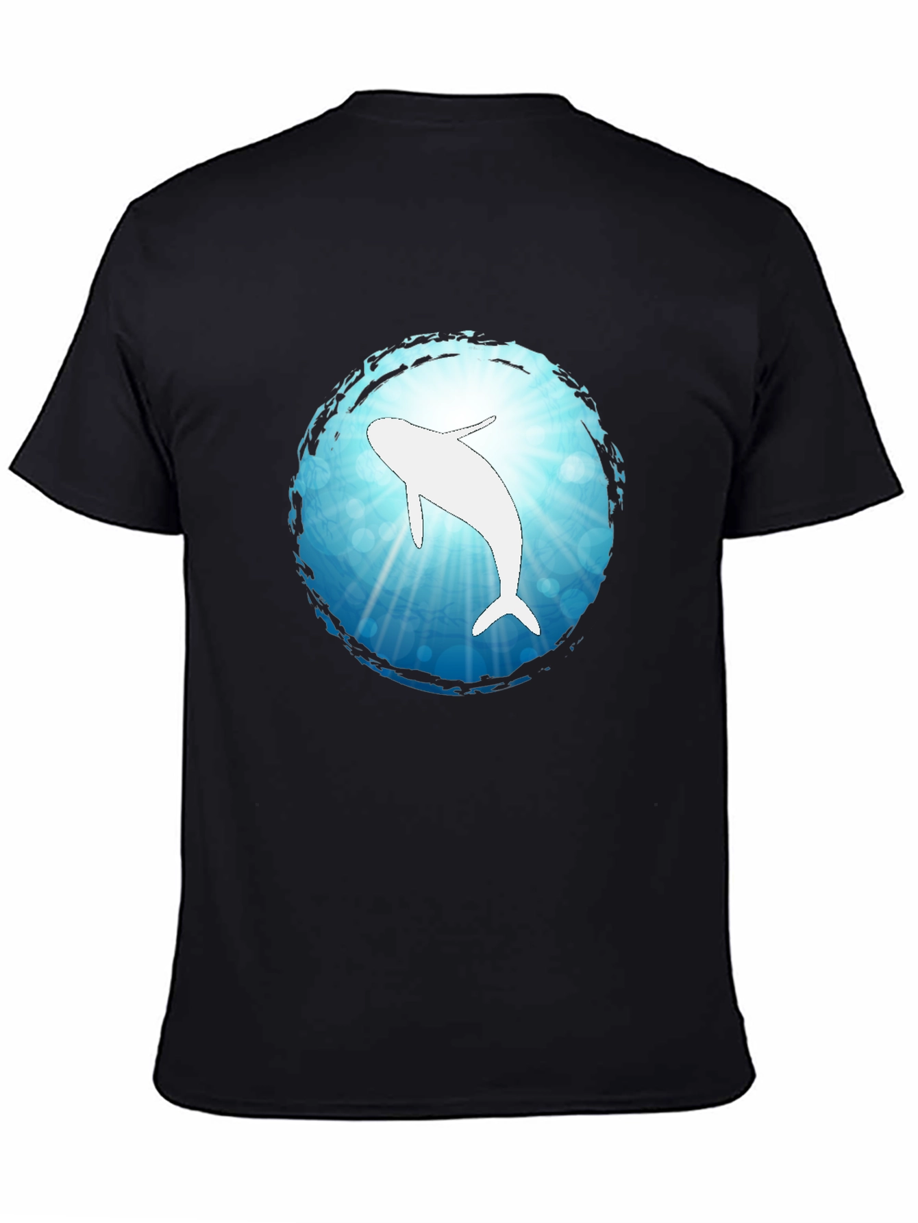 Whale Graphic Tee - Ocean Blue Design