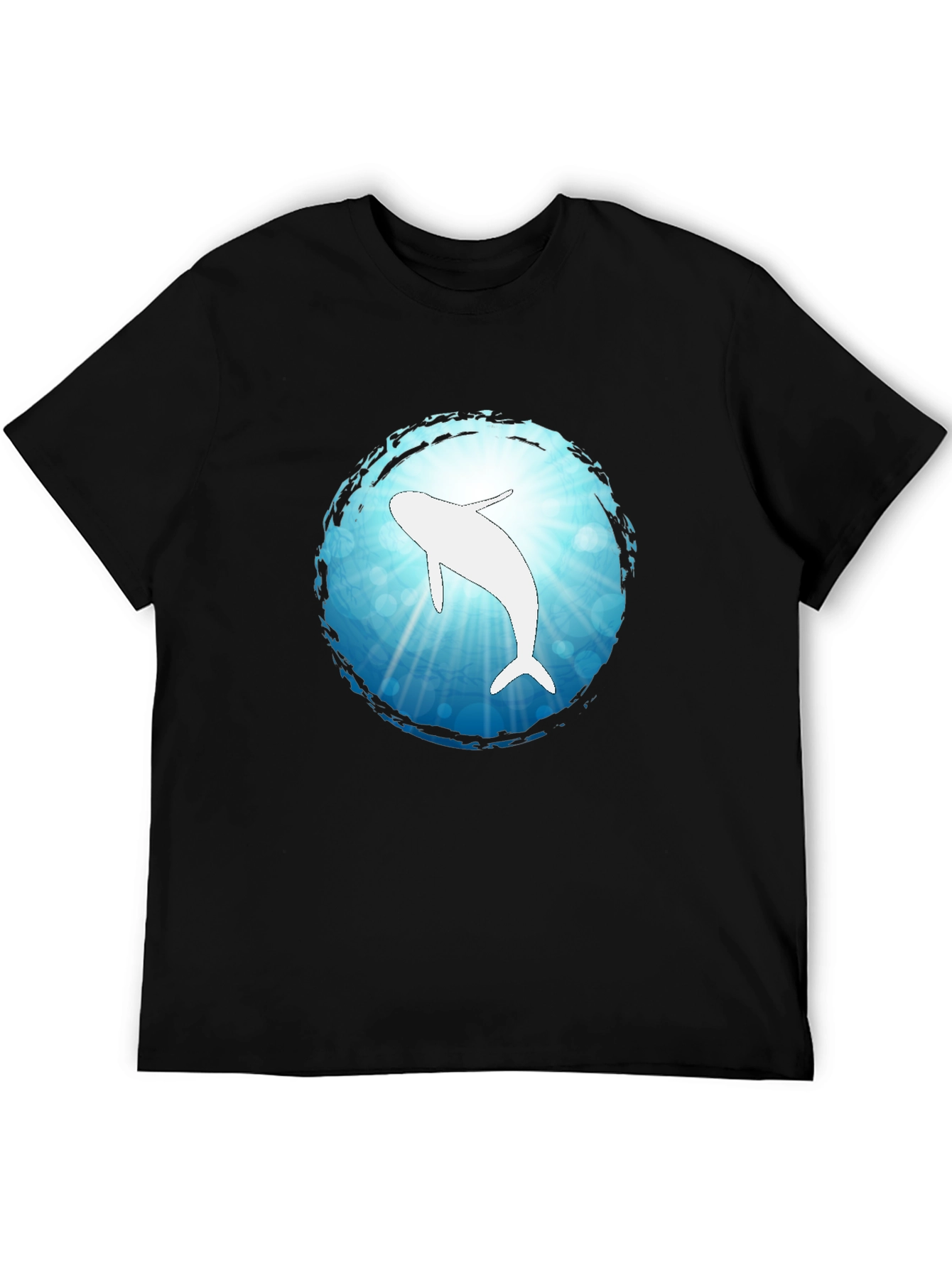 Whale Graphic Tee - Ocean Blue Design