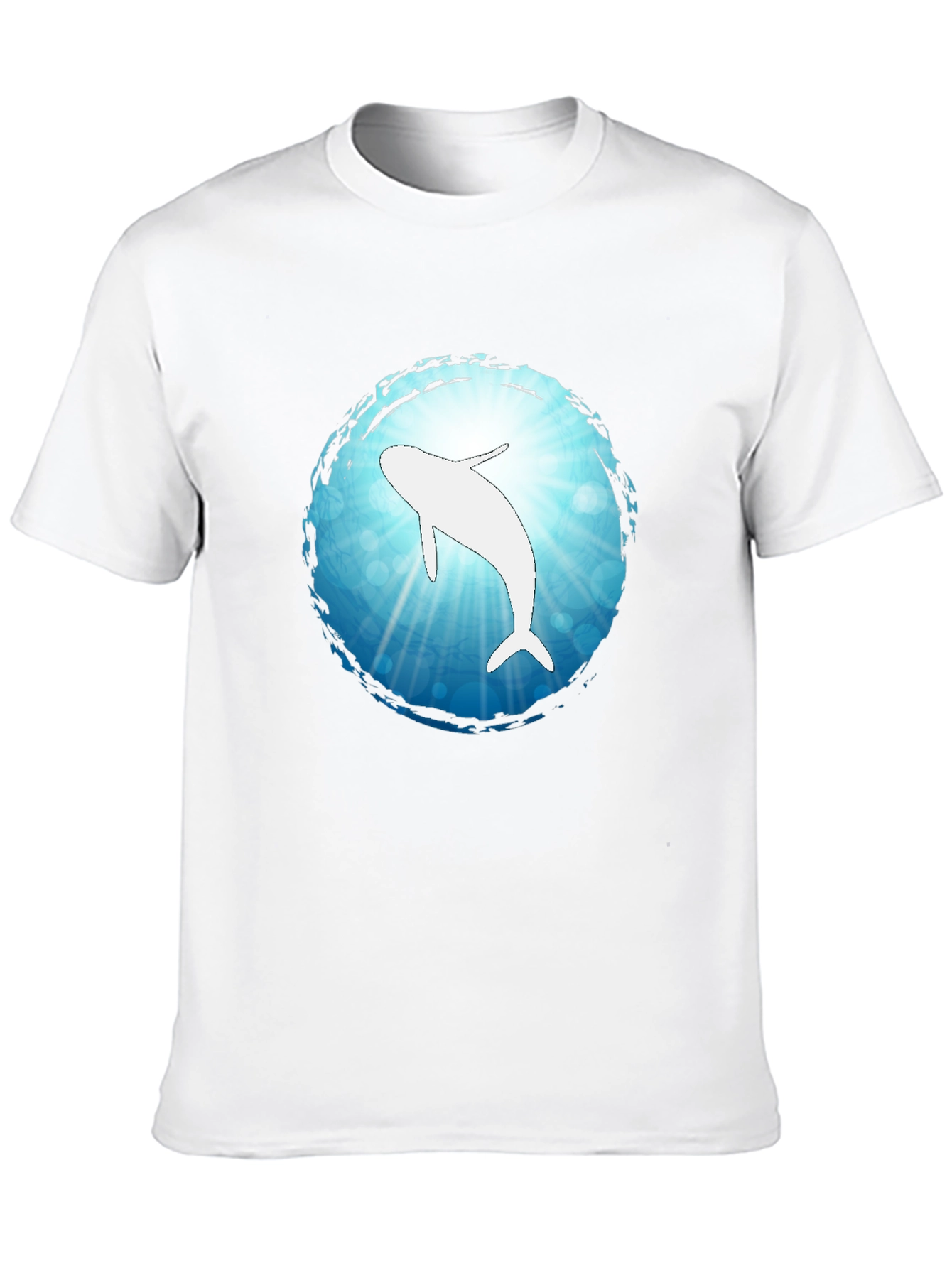 Whale Graphic Tee - Ocean Blue Design