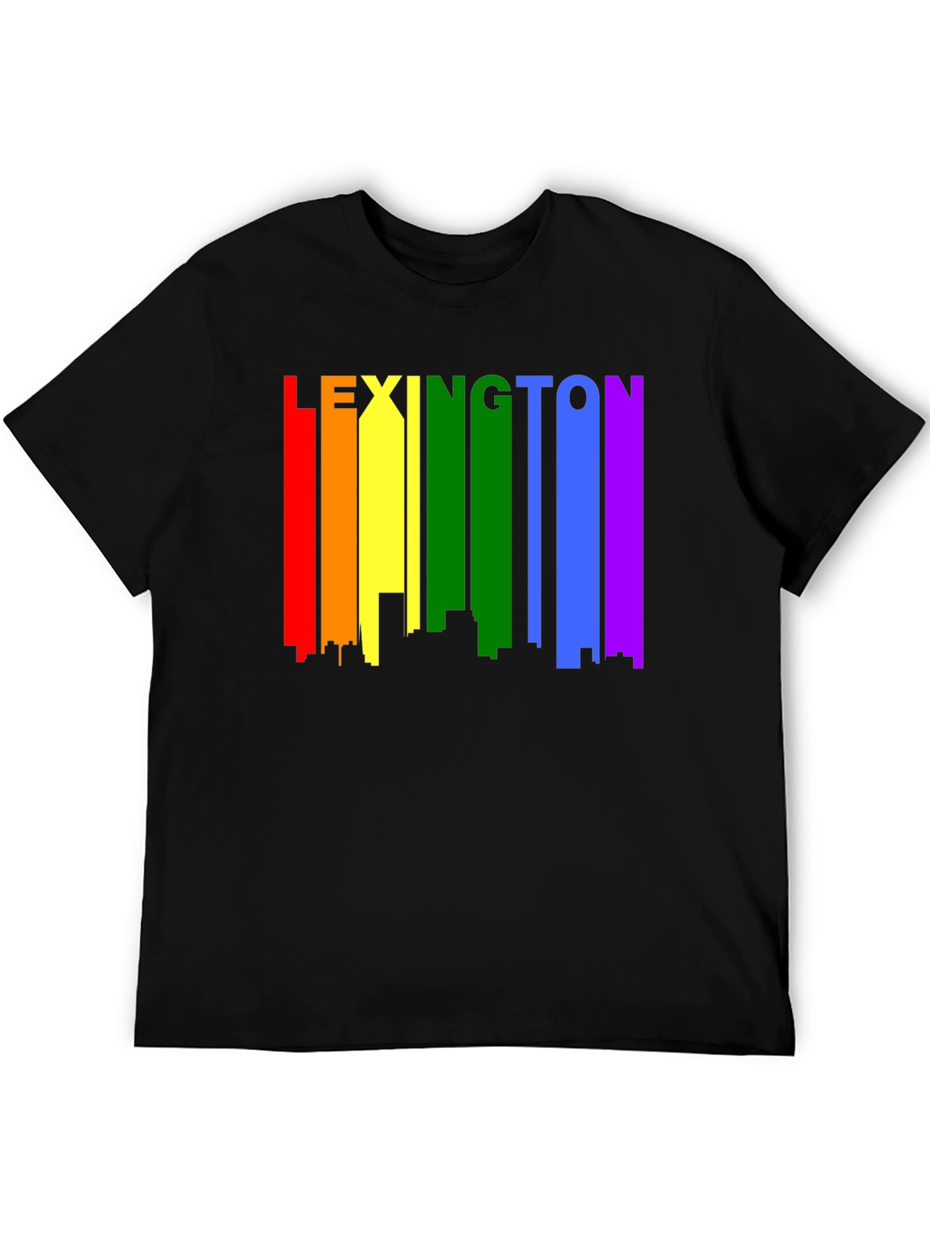 Lexington Pride Skyline Black T-Shirt