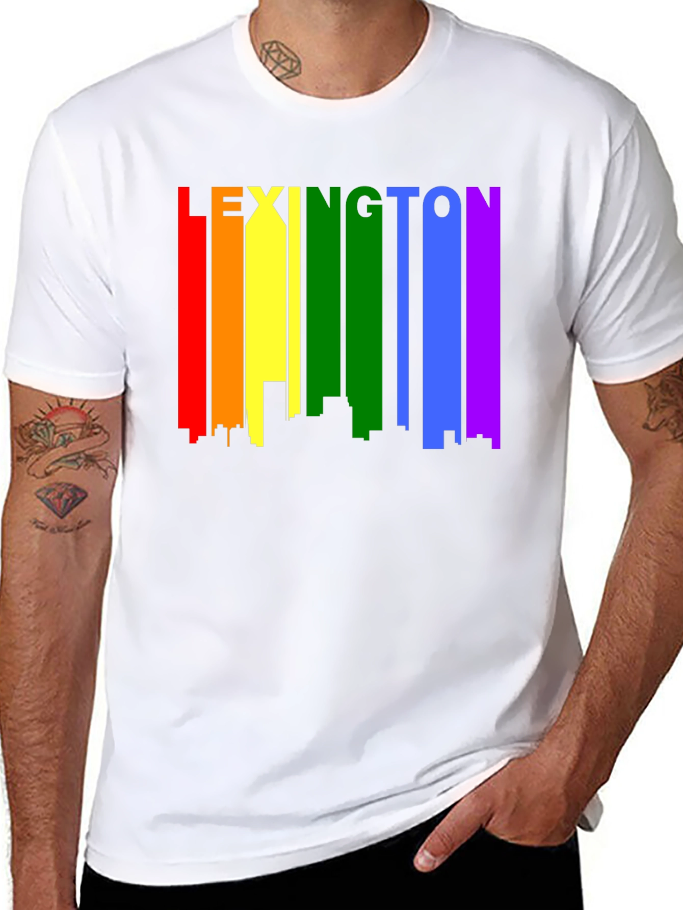 Lexington Pride Skyline Black T-Shirt