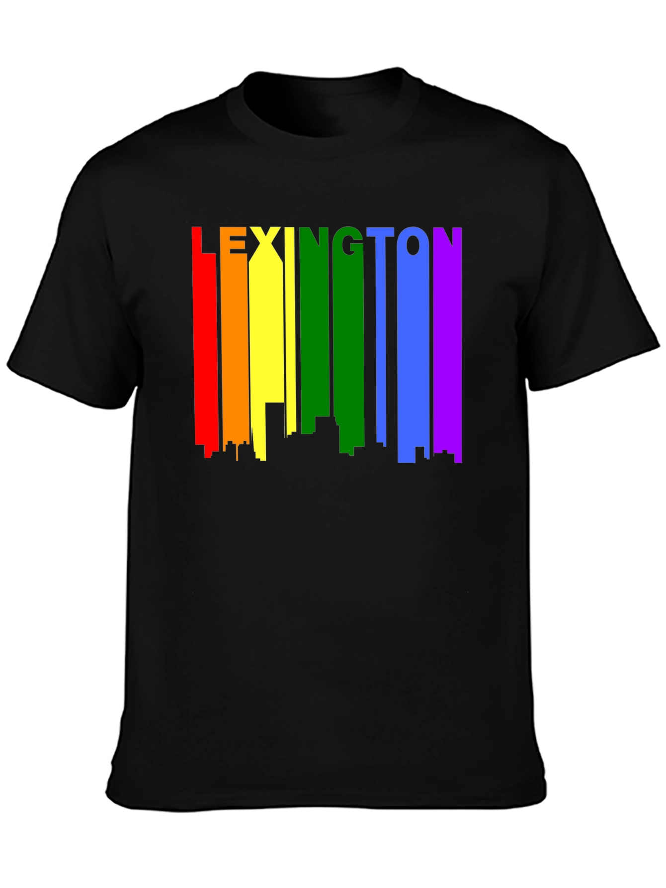 Lexington Pride Skyline Black T-Shirt