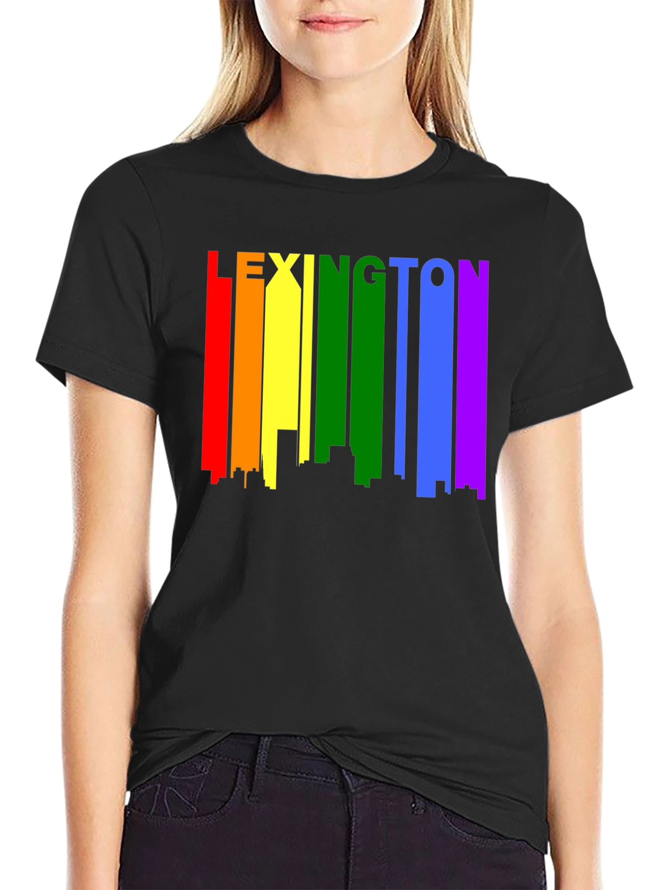 Lexington Pride Skyline Black T-Shirt