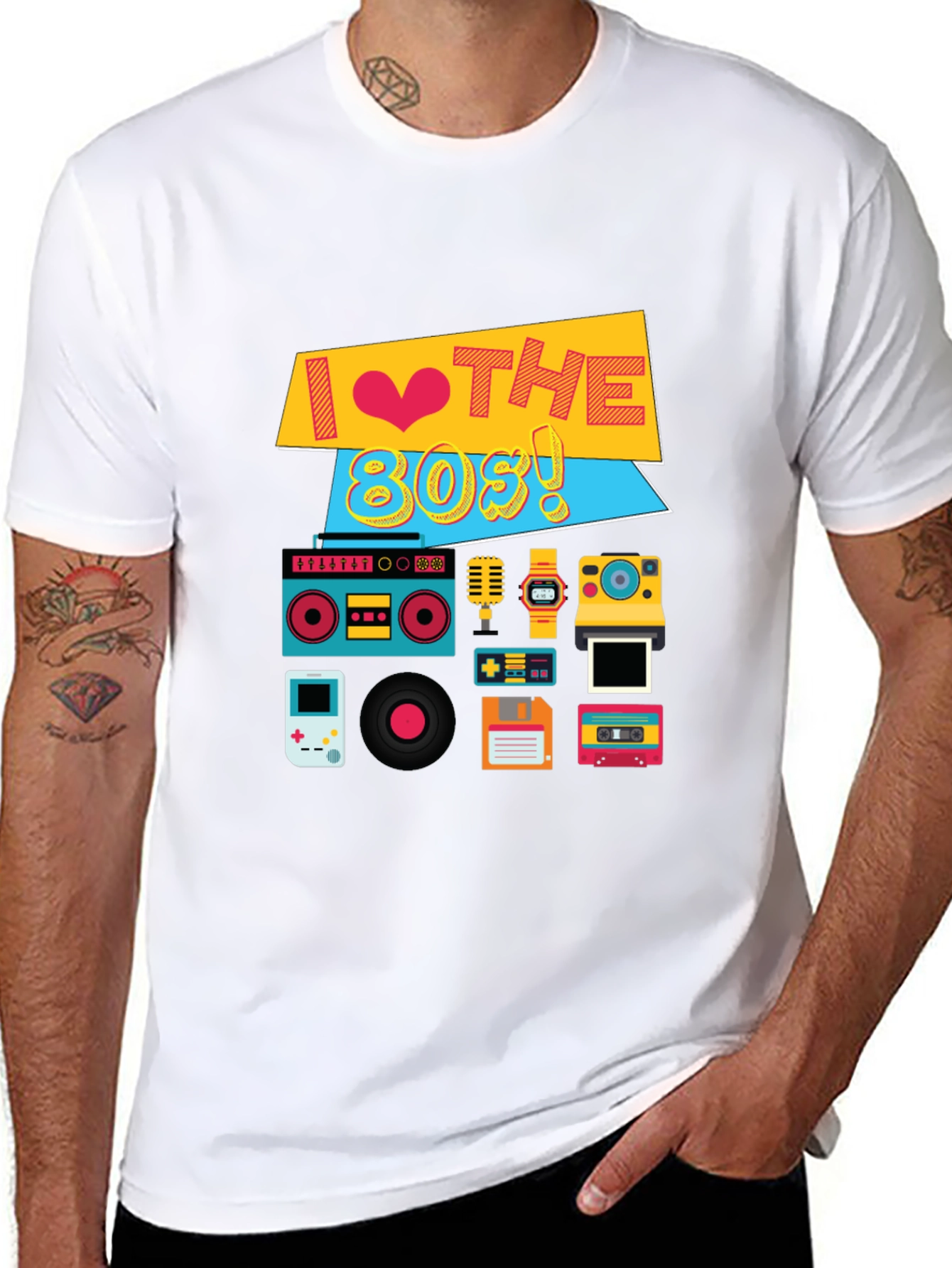 I Love the 80s T-Shirt Retro Style