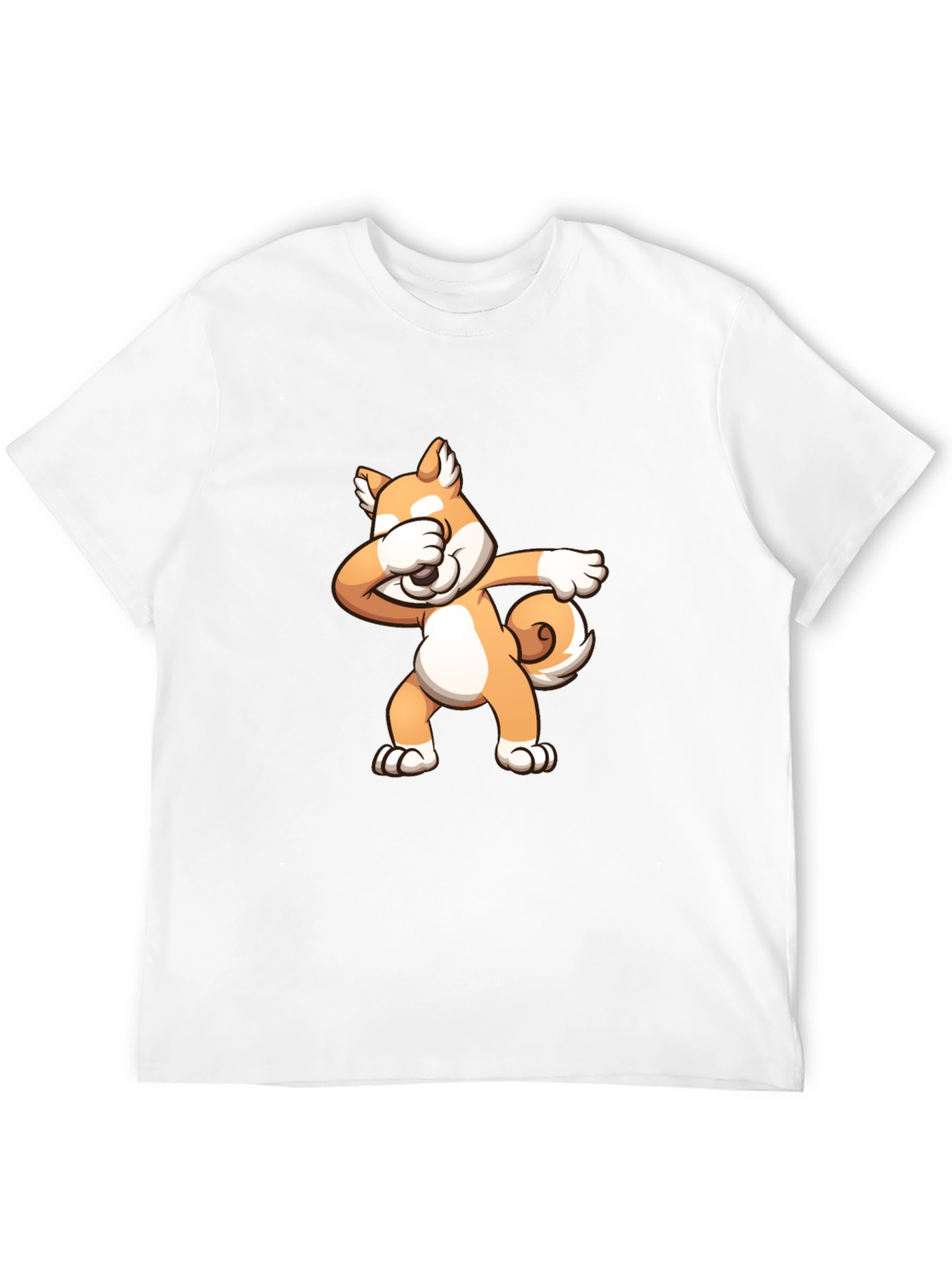 Dabbing Shiba Inu Black T-Shirt